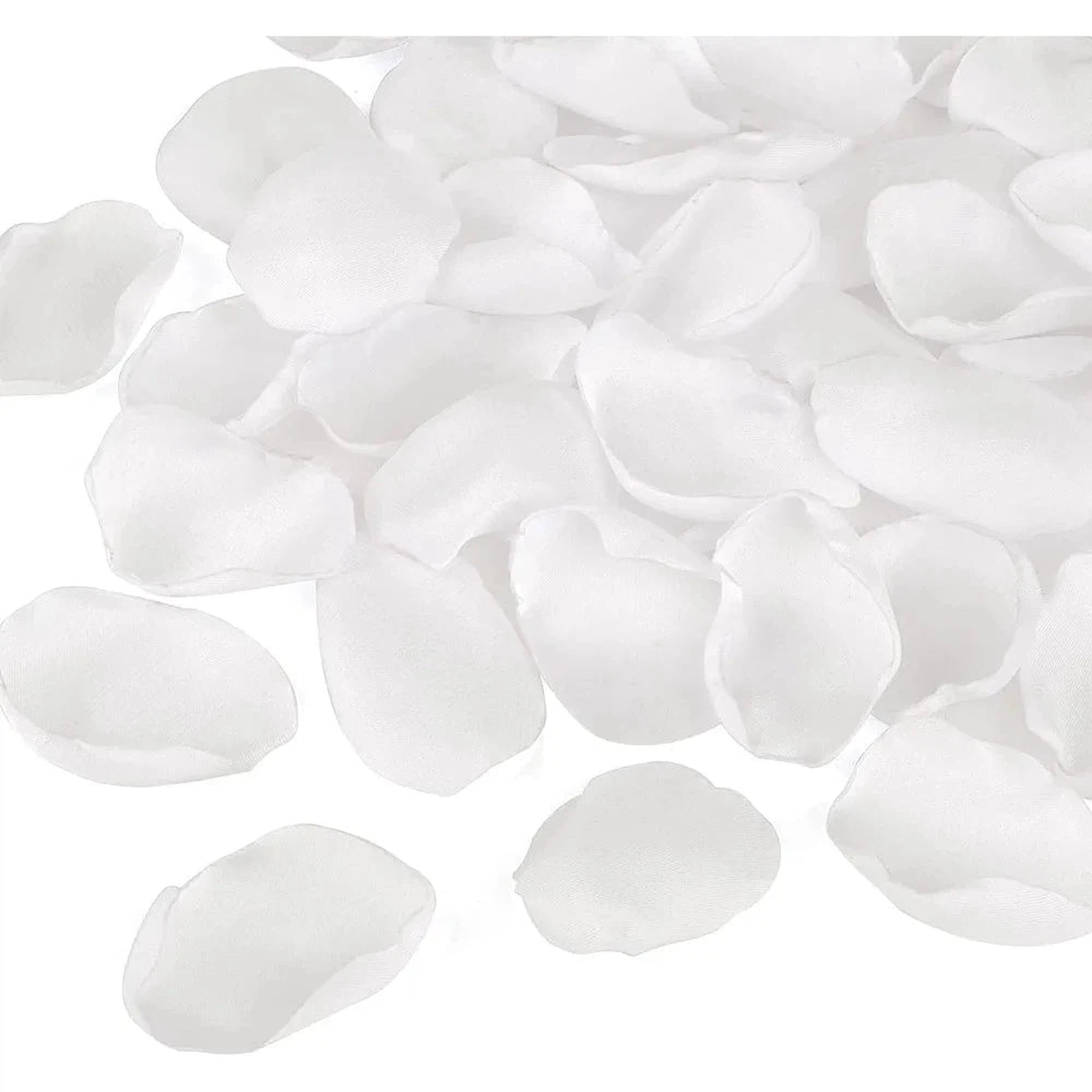 Artificial White Rose Petals 150pcs