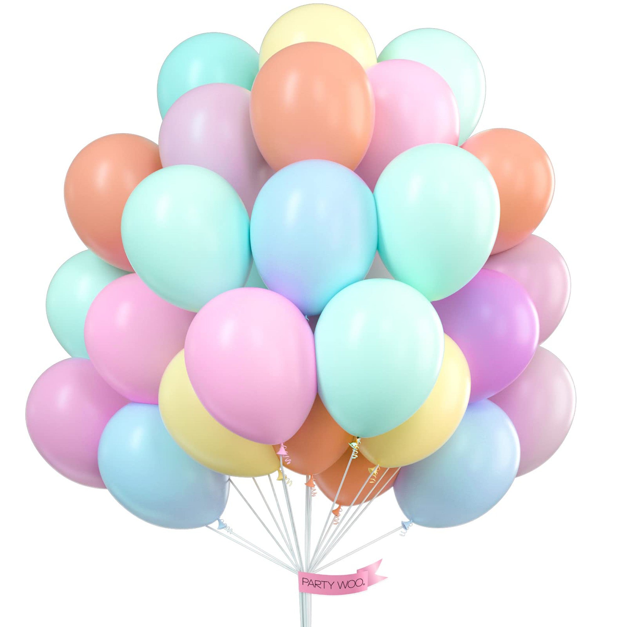 Latex Pastel Party Balloons B85 10pack