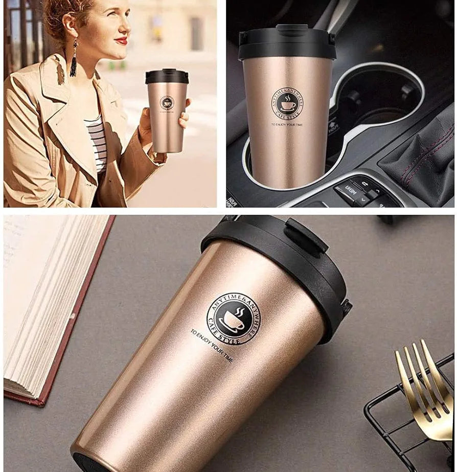 Thermos Travel Coffee Mug 450ml Stainless Steel  XBOT151