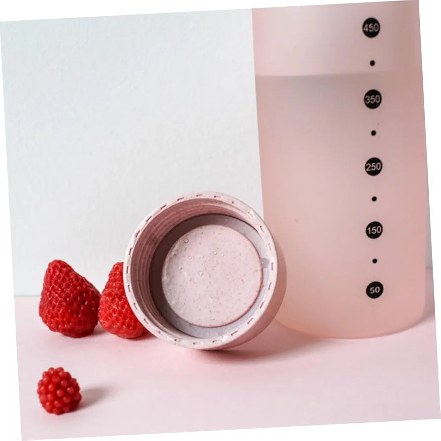 500ml Frosted Sports Water Bottle 19cm Patterned