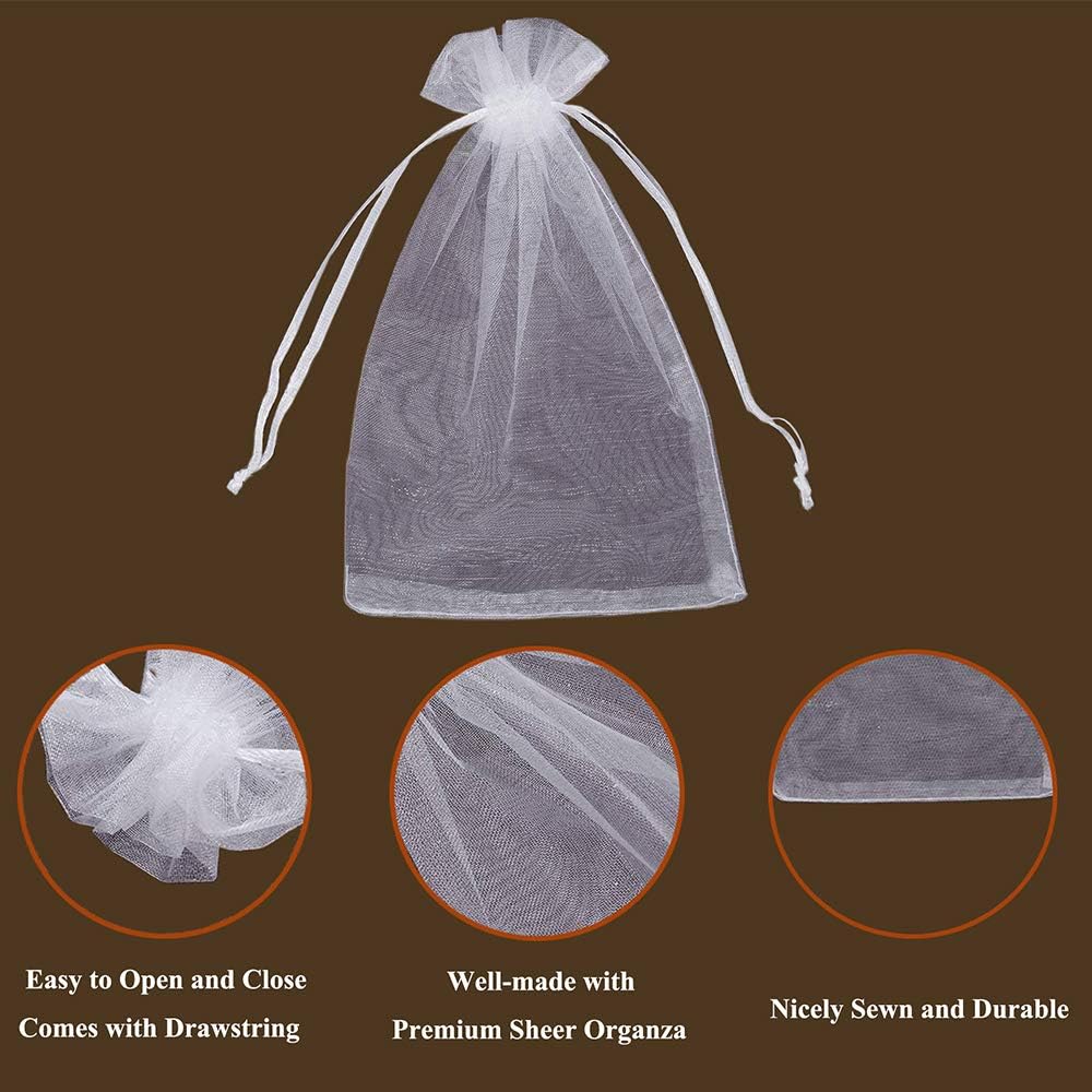 Organza Bags 11x14cm 10pack