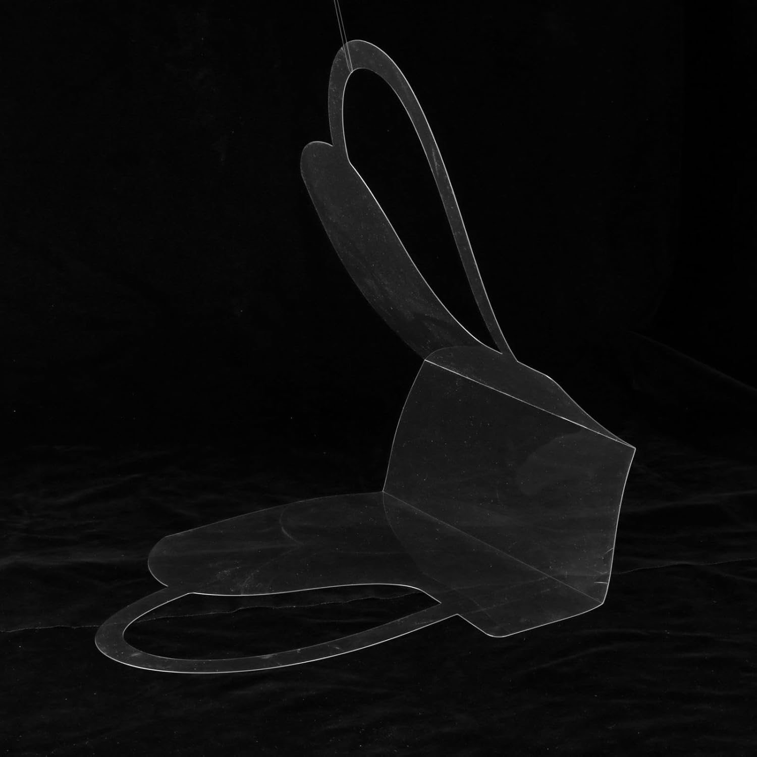 PVC Flower Bouquet Gift Bags Clear with Handle 78x30cm