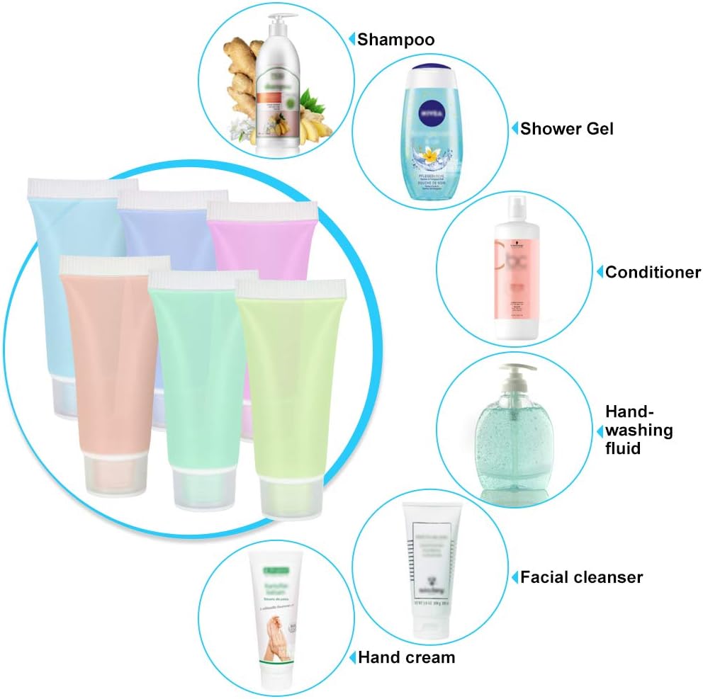 Cosmetic Refillable Cream Tube Bottle Assorted Not PE