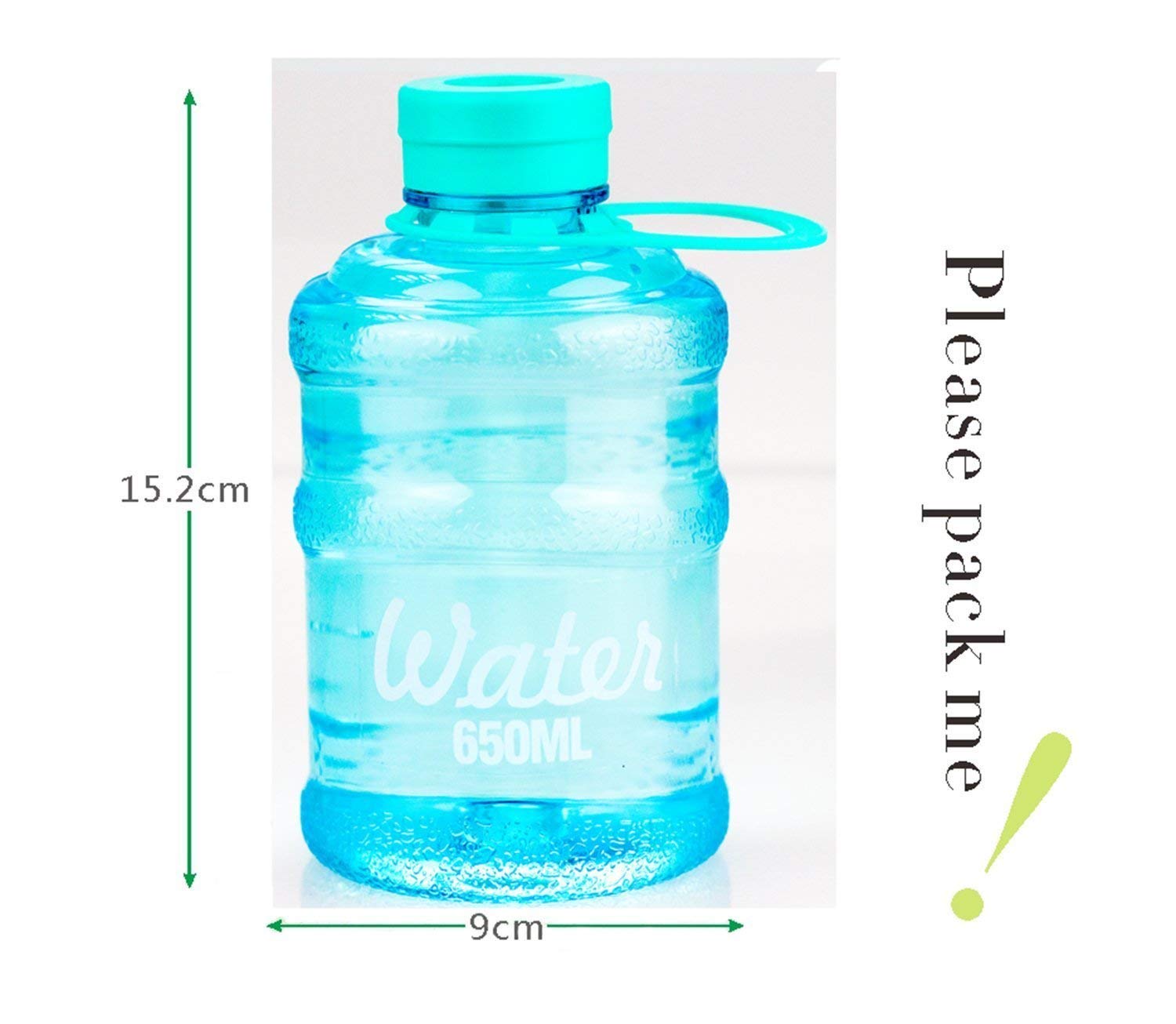 Sports Water Bottle 650ml with Tag Handle