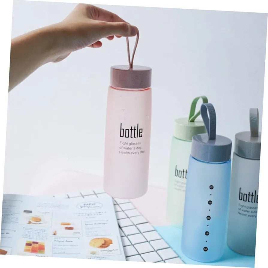 500ml Frosted Sports Water Bottle 19cm Patterned