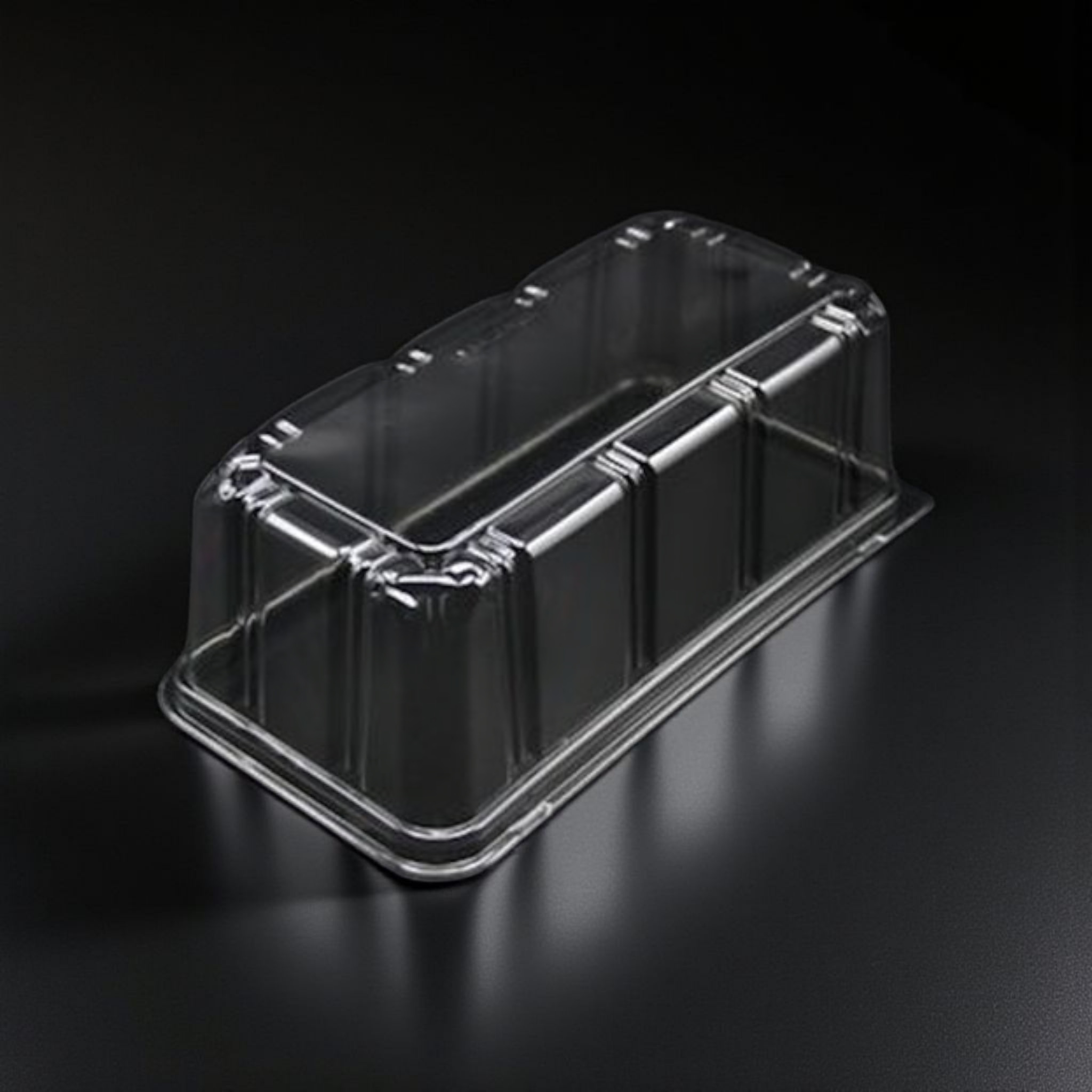 Zibo K75 Swiss Roll Container - Rectangular Long Dome RKMK75