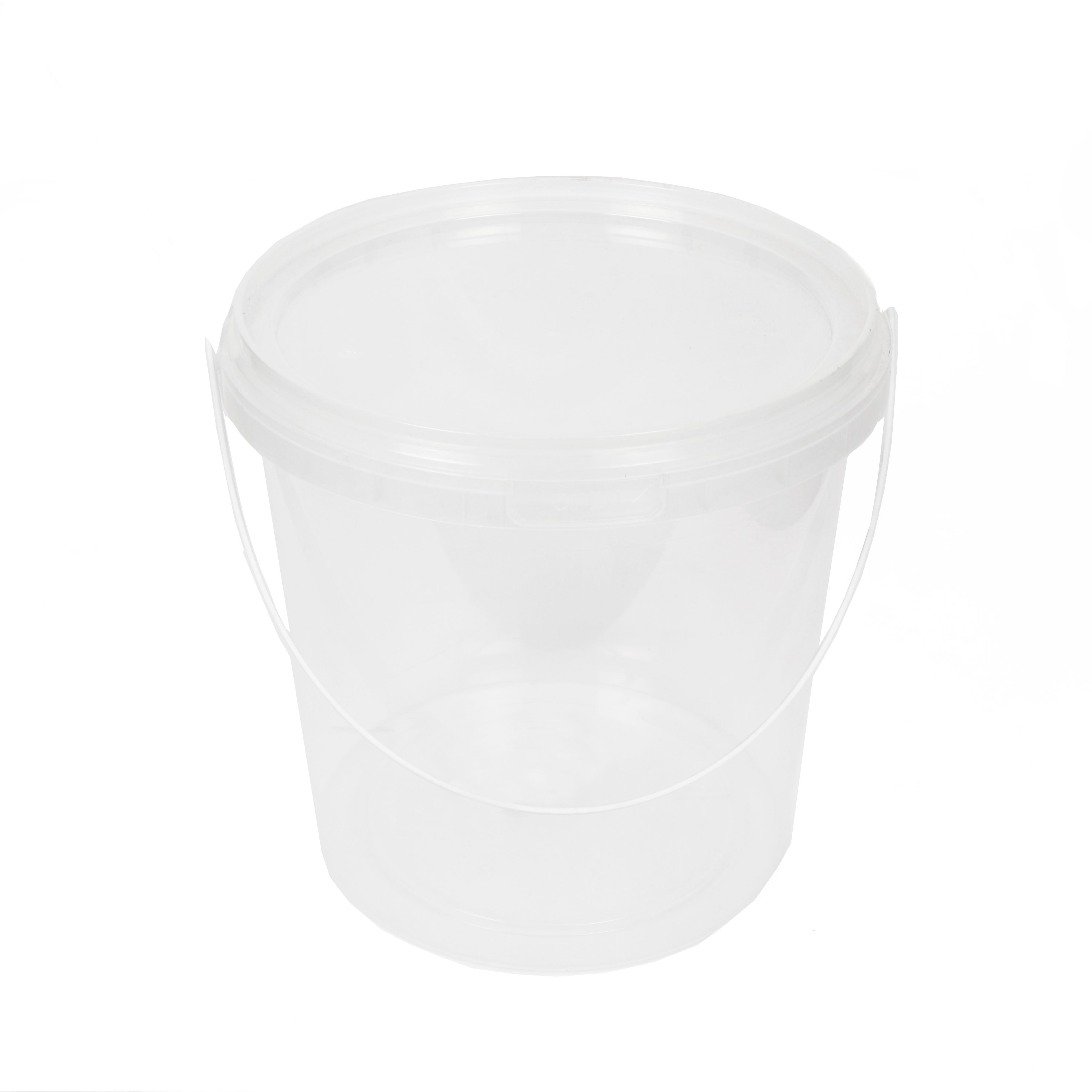 4L Plastic Bucket Tamper Proof Transparent