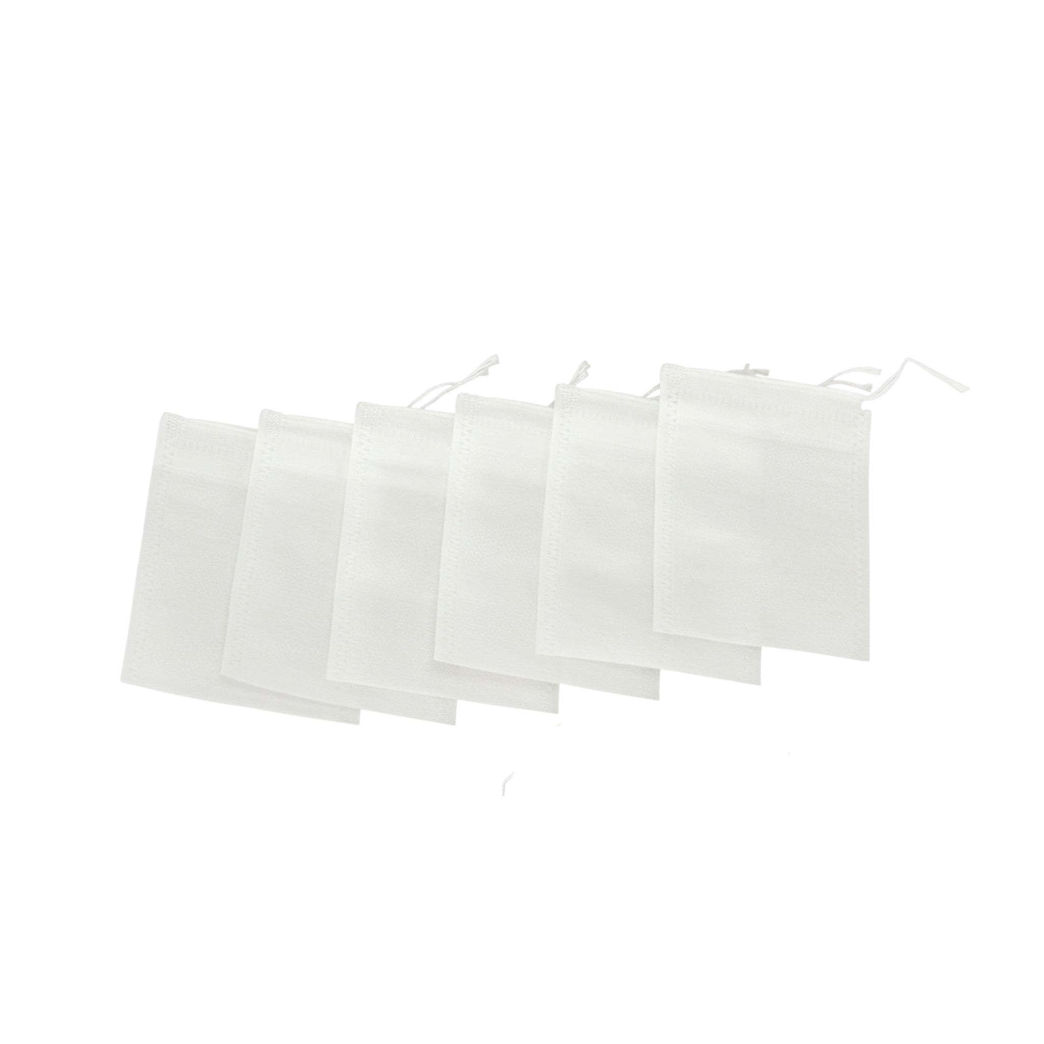 Biodegradable Food Grade Non-Woven Tea Filter Cotton Bag with Drawstring 100pcs