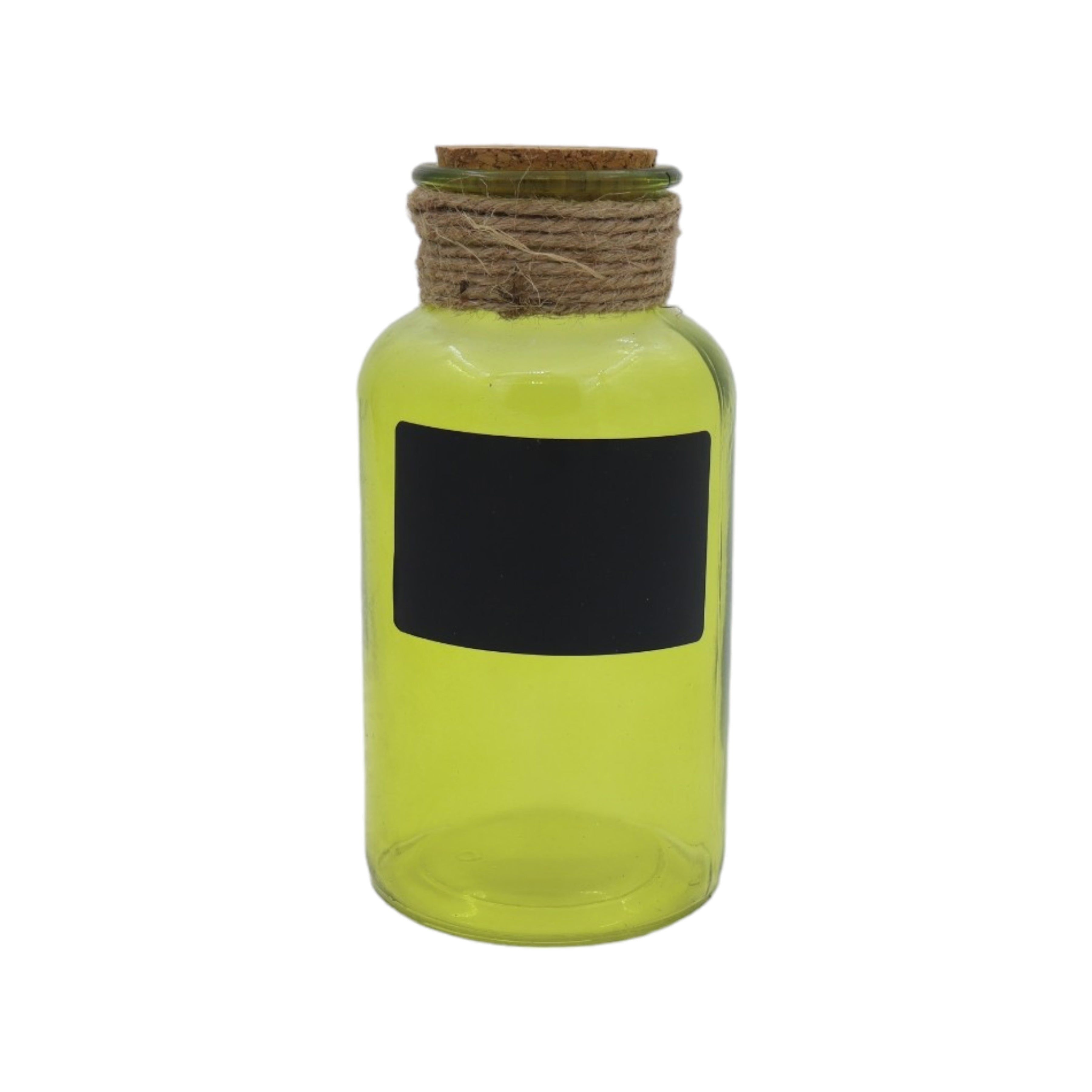 Glass Colour Notes Jar with Cork Lid