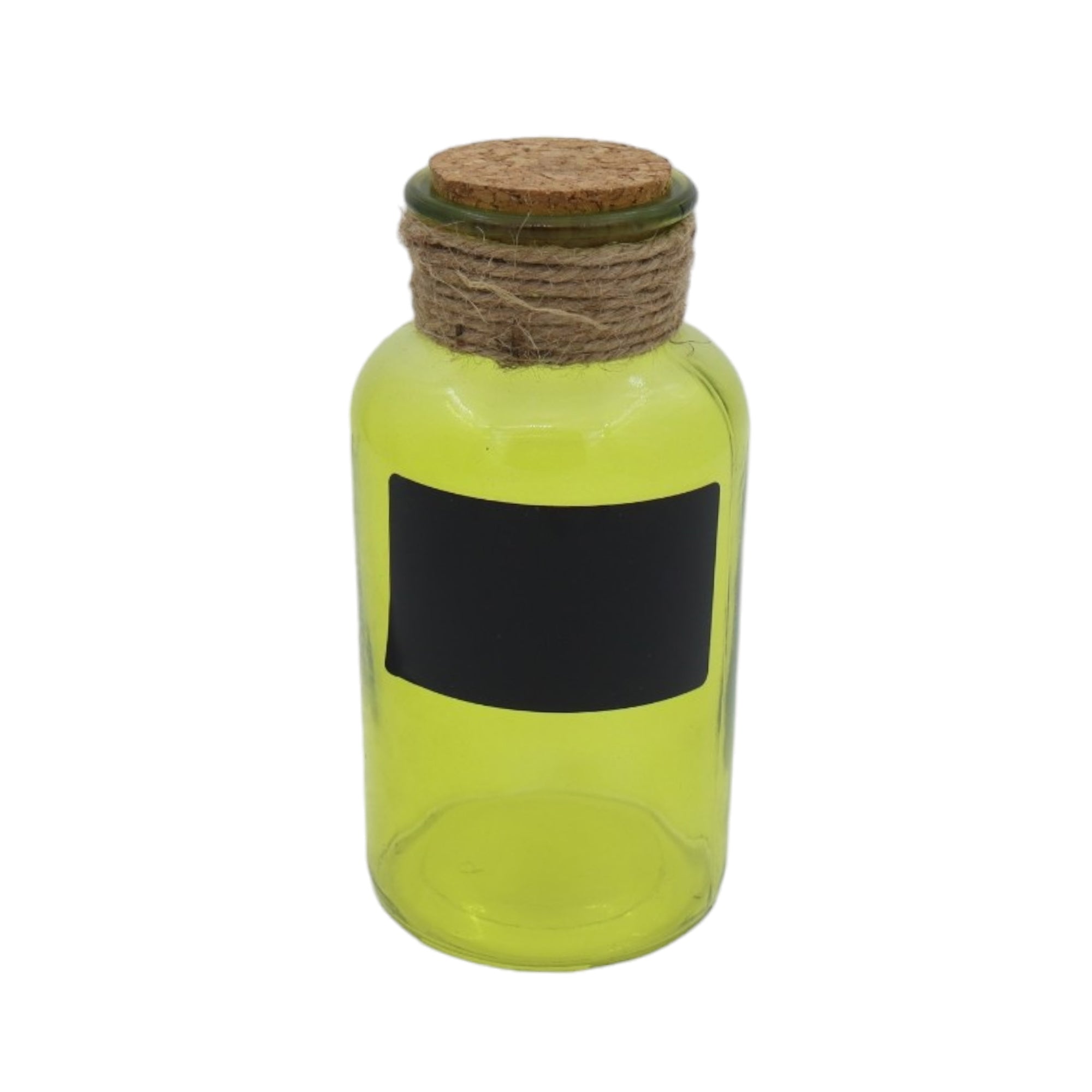 Glass Colour Notes Jar with Cork Lid