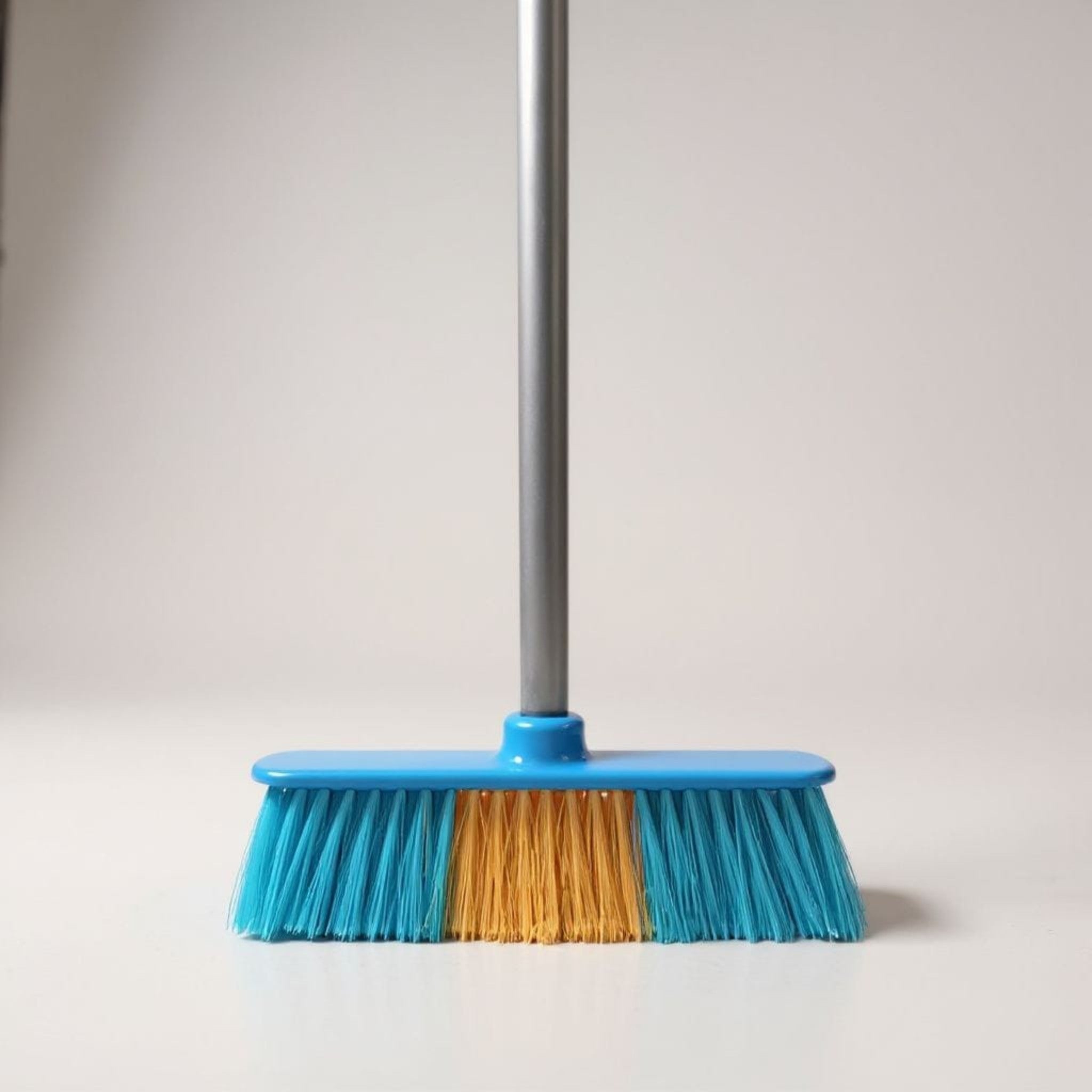 Household Floor Broom with Steel Stick 371