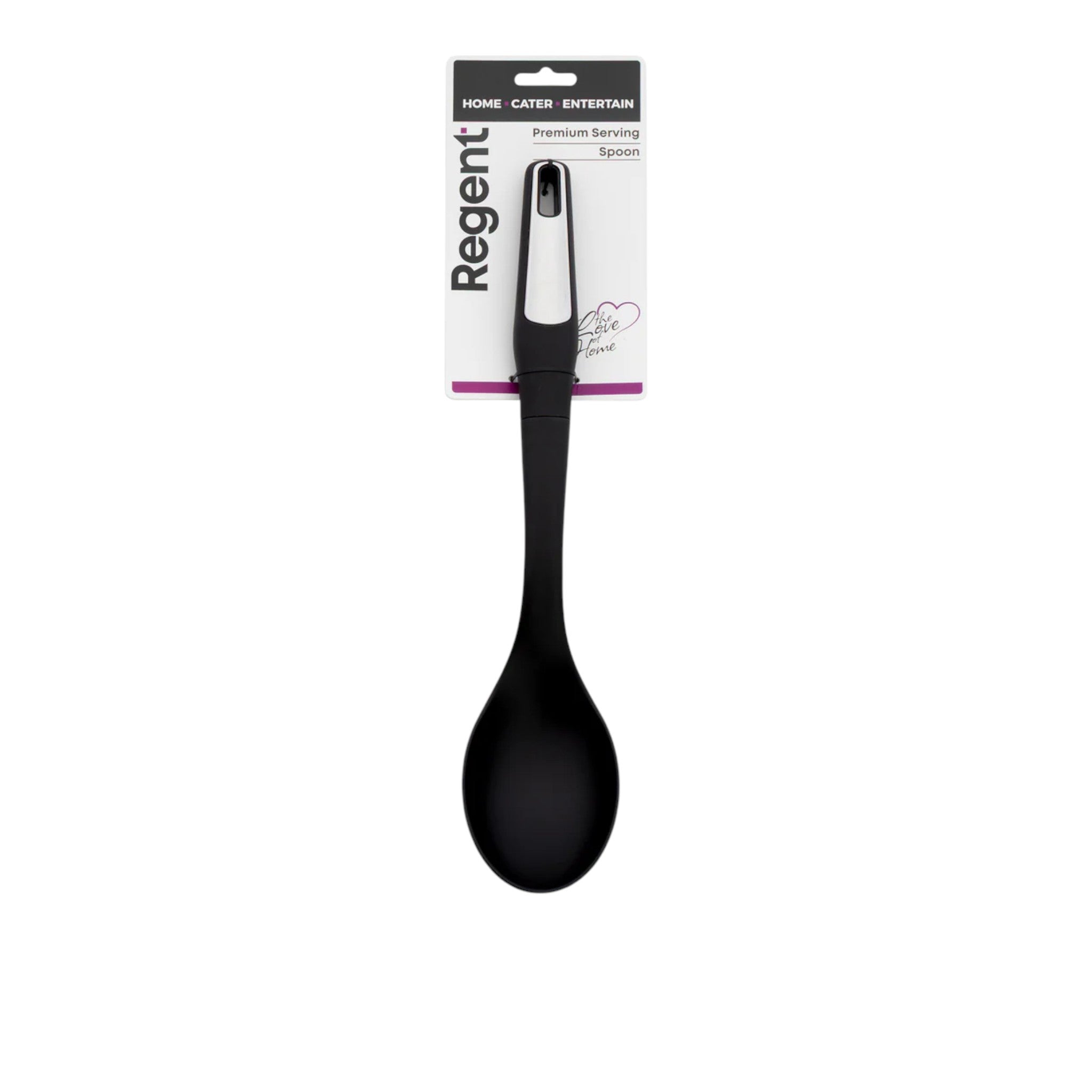 Regent Premium Serving Spoon Black Nylon with PP+SS Handle