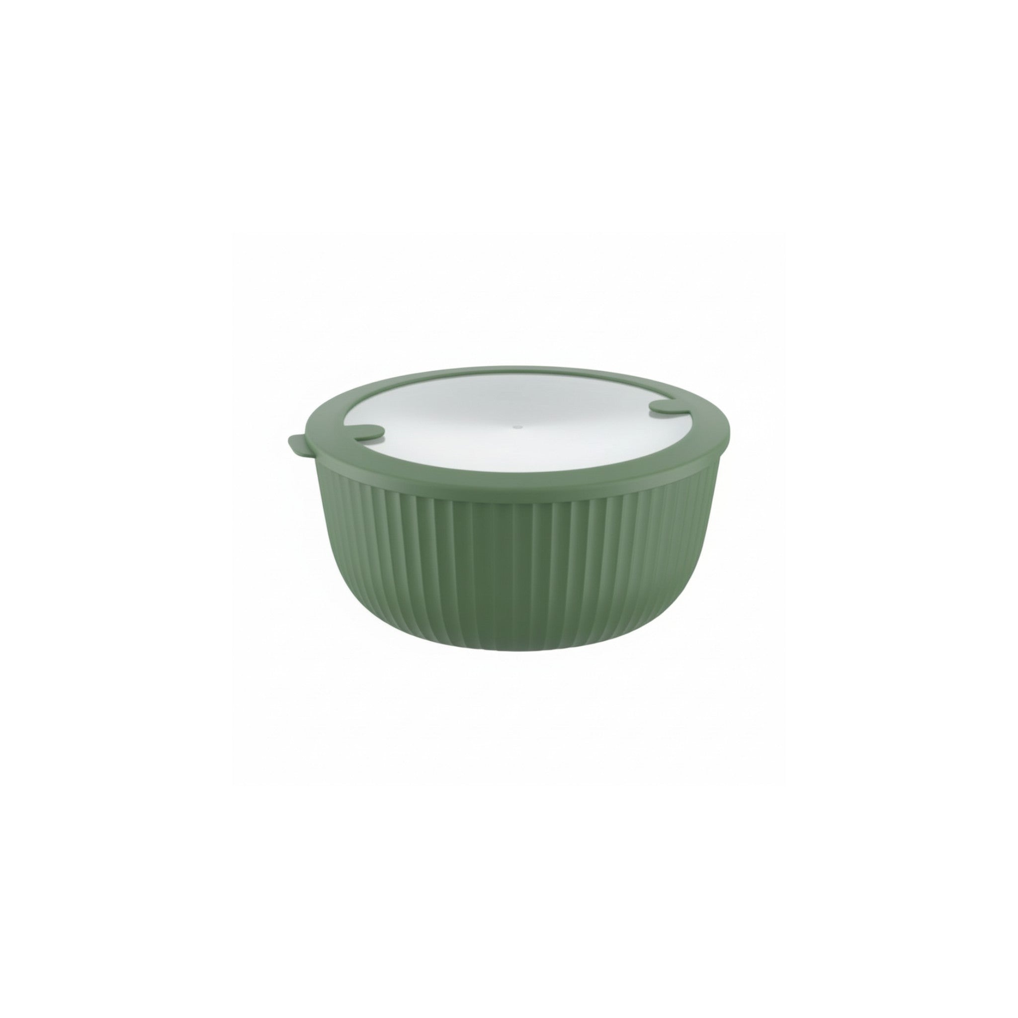 Plastic Elegant Line Dora Bowl with Lid 1300ml