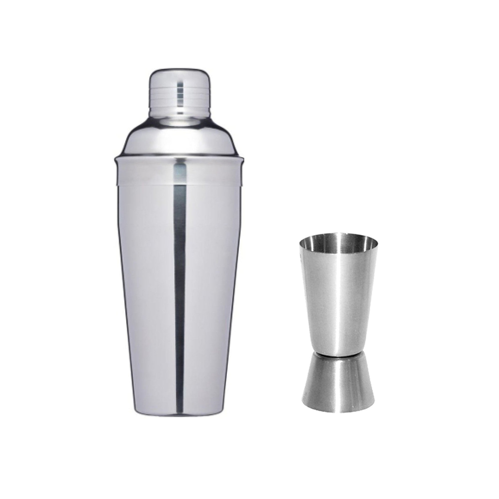 Cocktail Shaker 300ml Stainless Steel 2pc Set