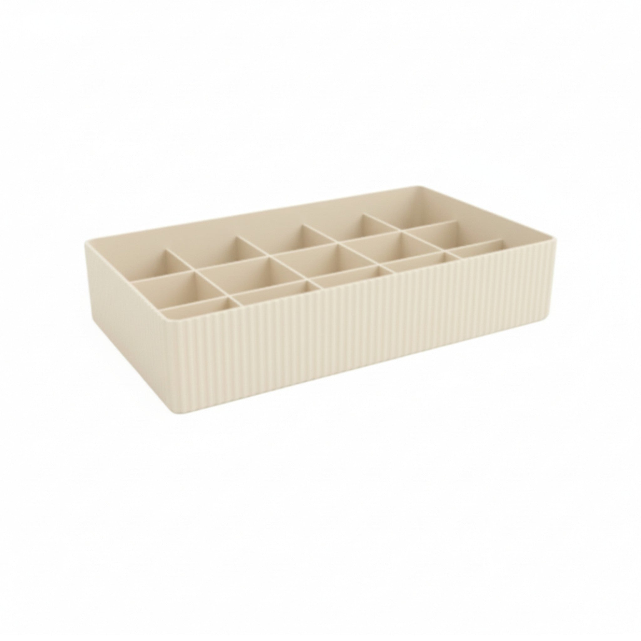 Plastic Shell Organiser 15-Divisions 30x18x6cm