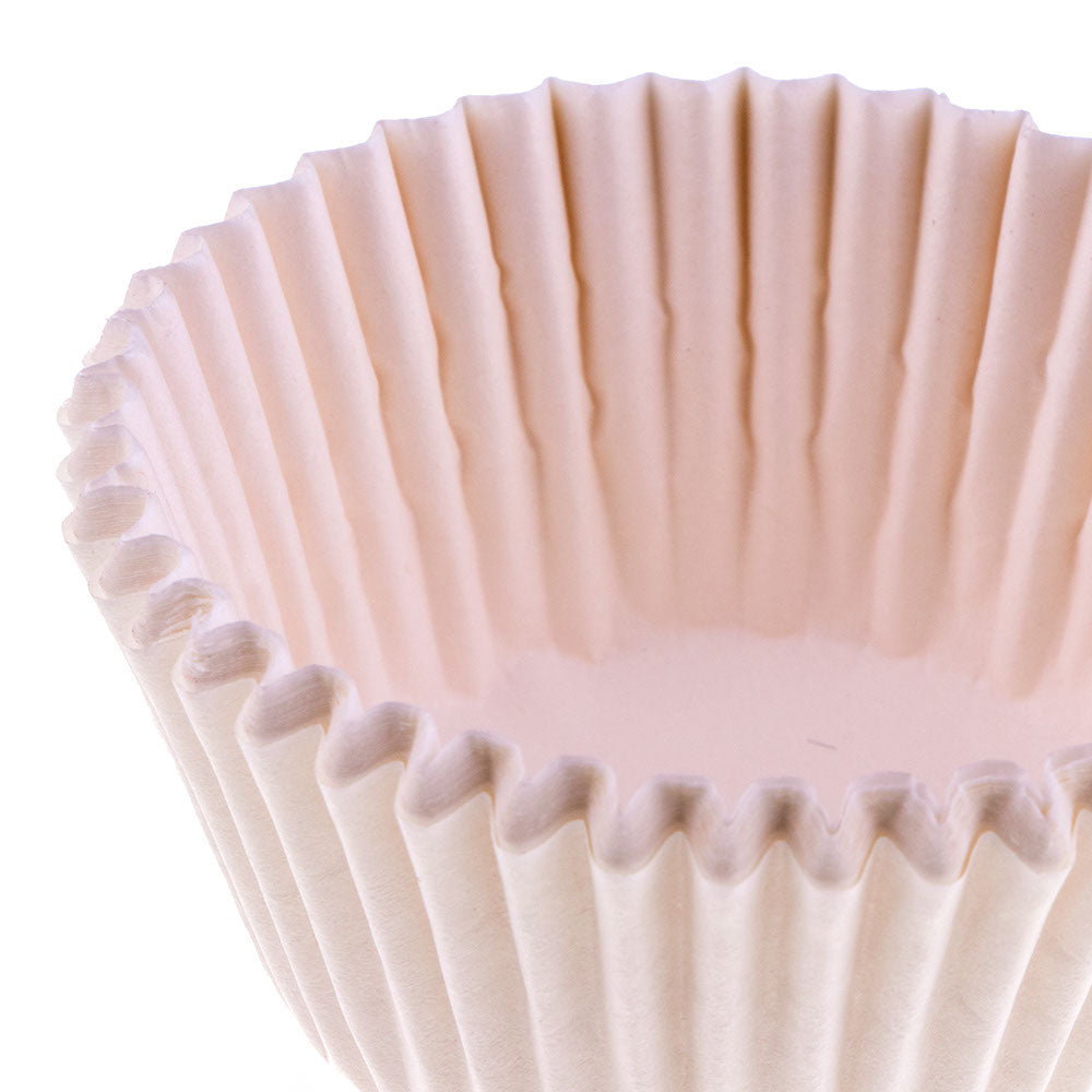 Baking Cupcake Paper Liners White 12cm with PVC Holder 12cm White