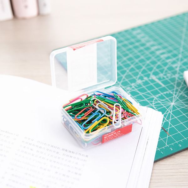 Deli Paper Clips Coloured 29mm Assorted 100pack