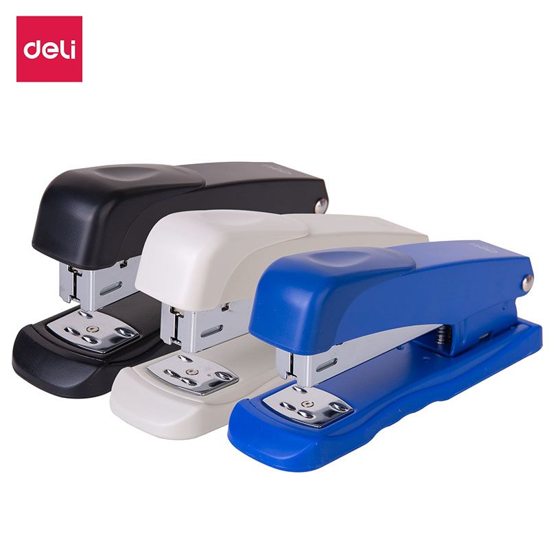 Deli Stapler Half Strip 25-Sheet Color