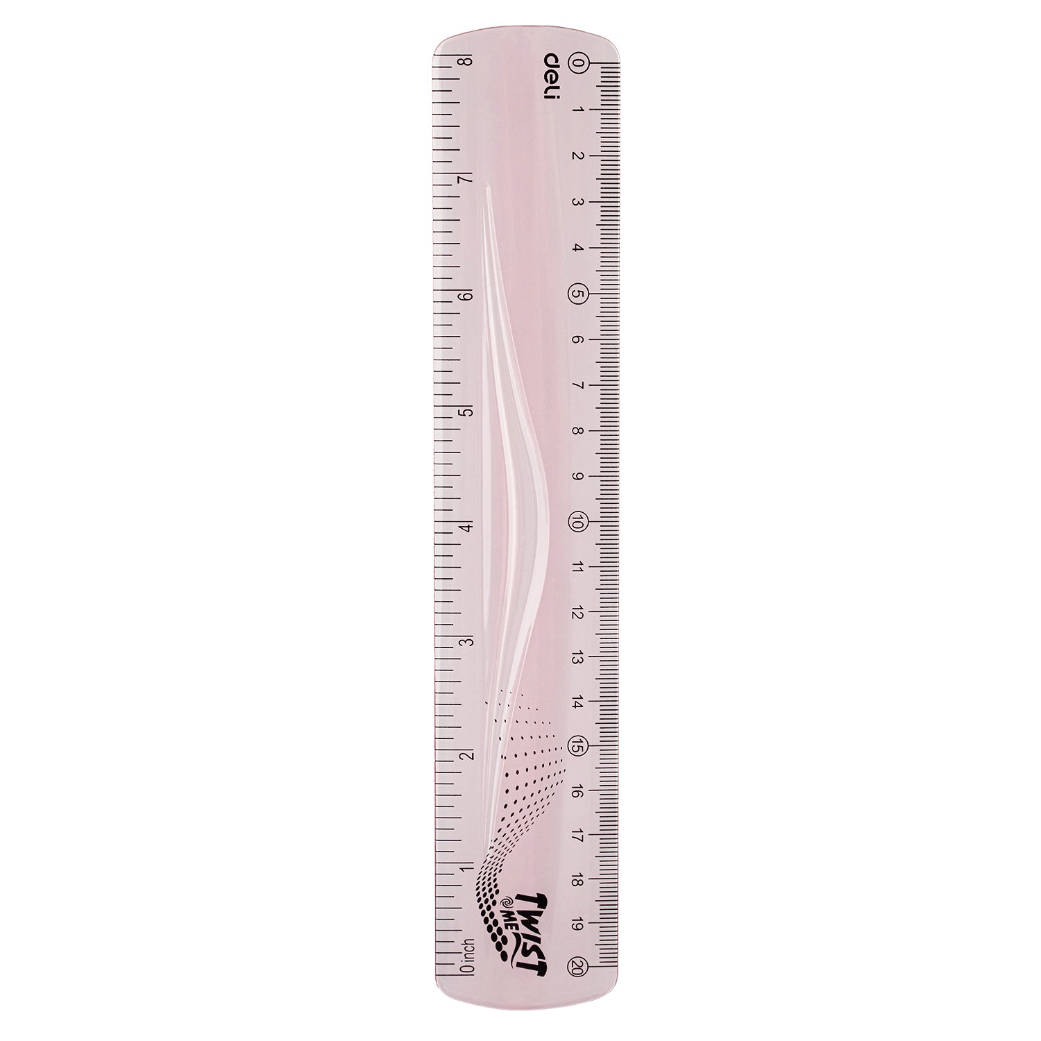 Deli Ultra Flexible Ruler 20cm 8 inch