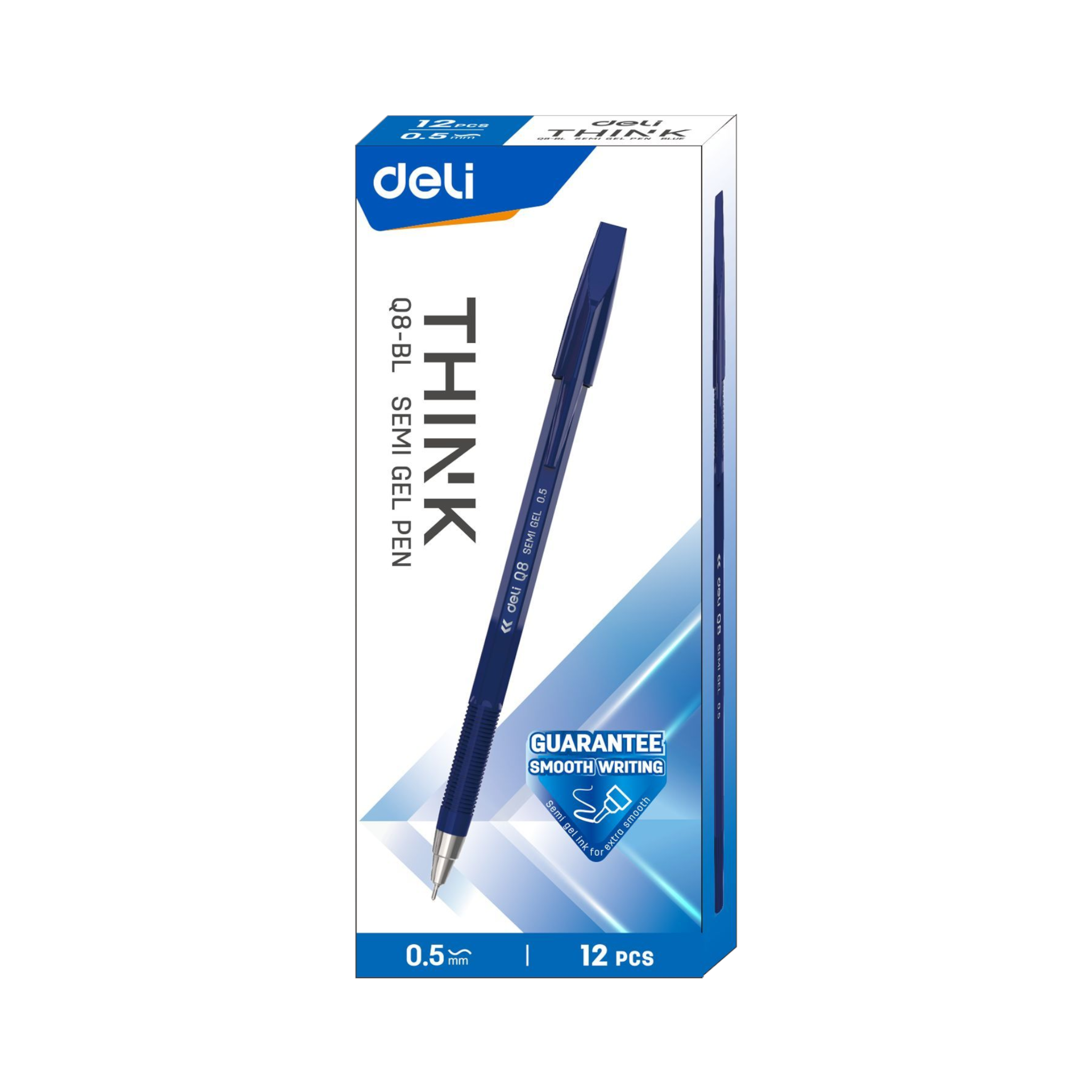 Deli Blue Tip Pen 0.7mm Semi Gel