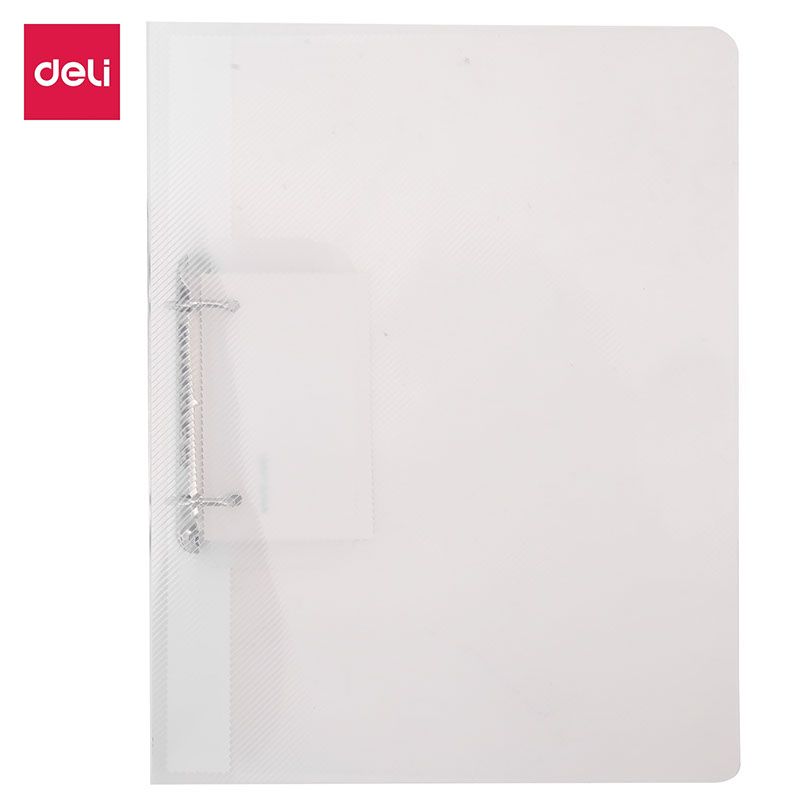 Deli Ring Binder A4 d Ring Pp Clear