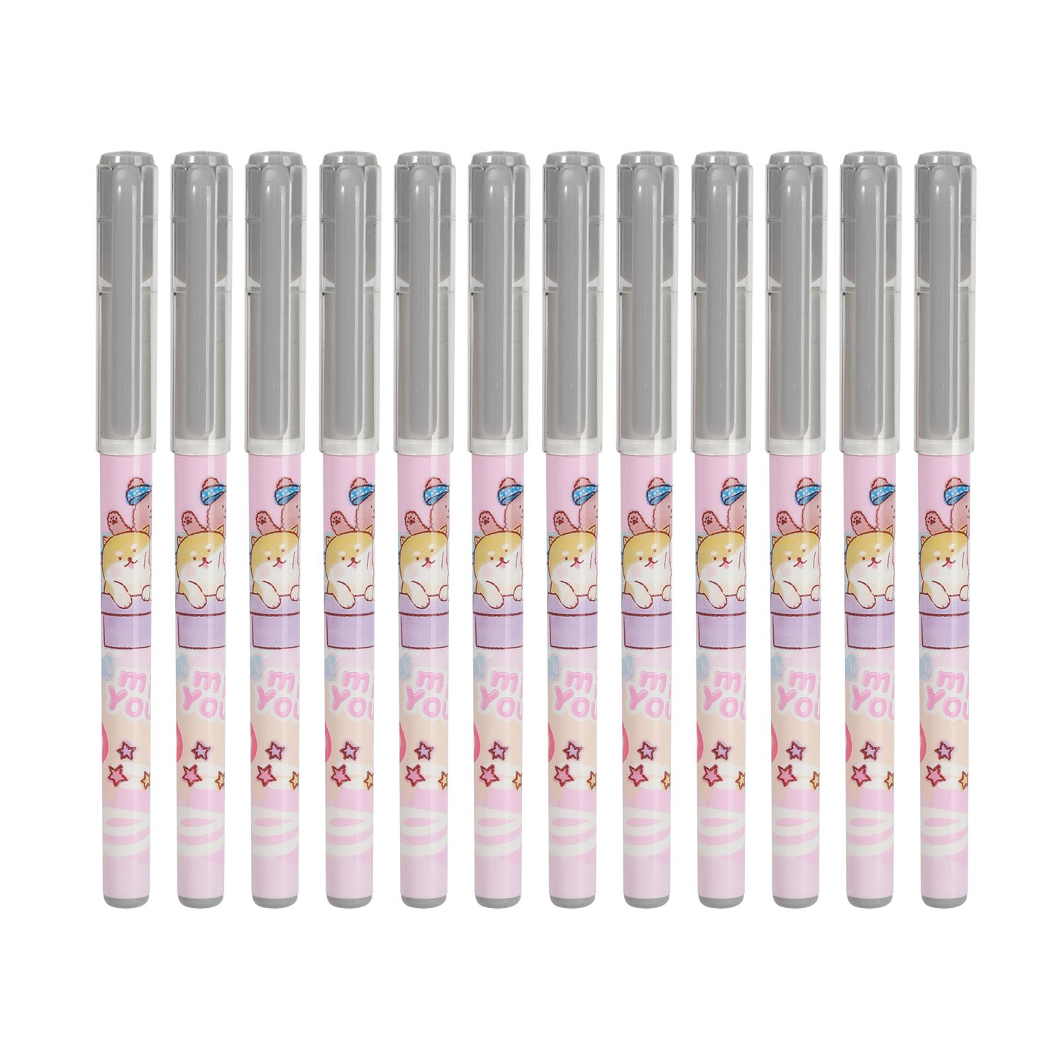 Deli Miyou Series Gel Pen 0.5mm Black Ink Miyou Barrel EG15-BK 1pc