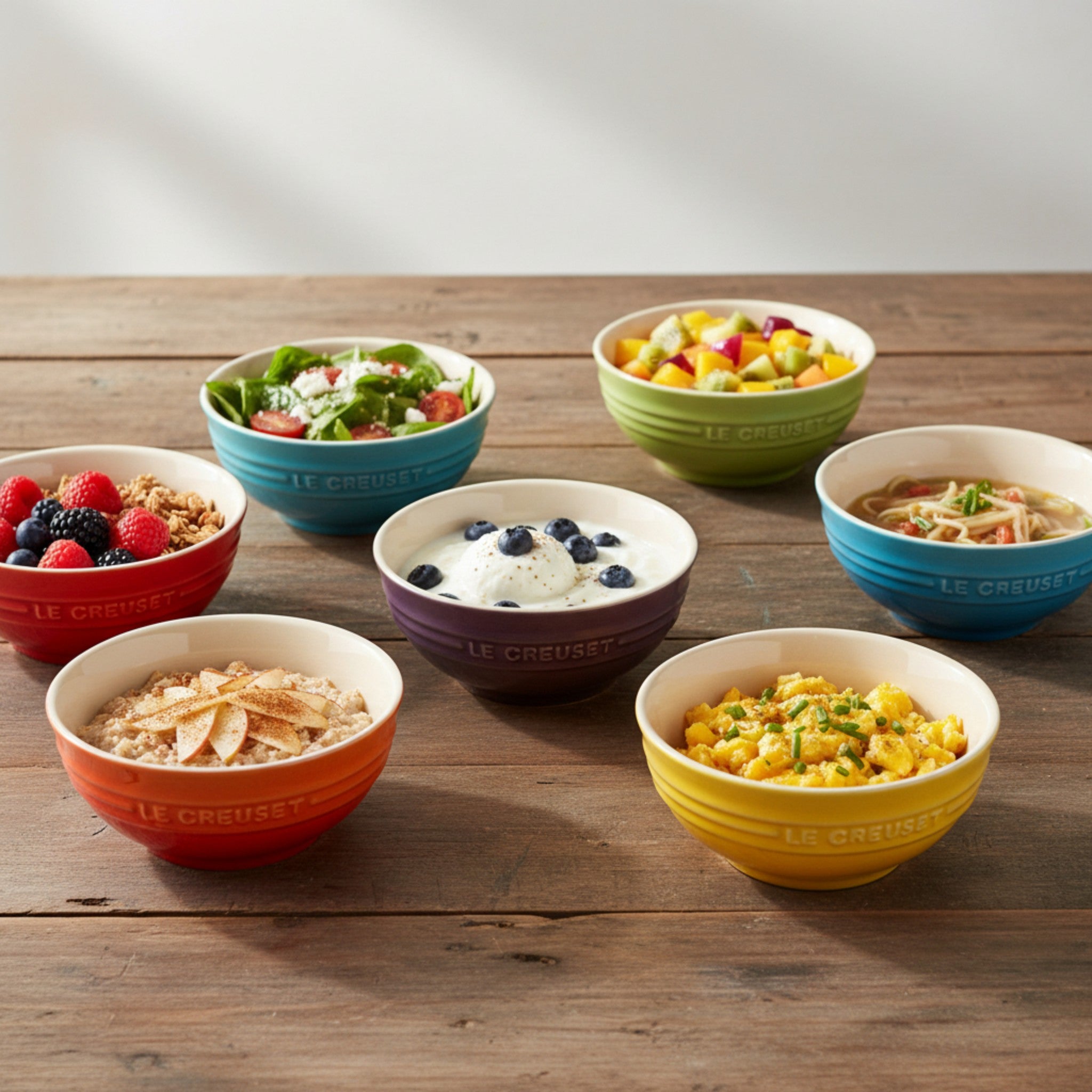 Rainbow Collection Bowls 6pc Set