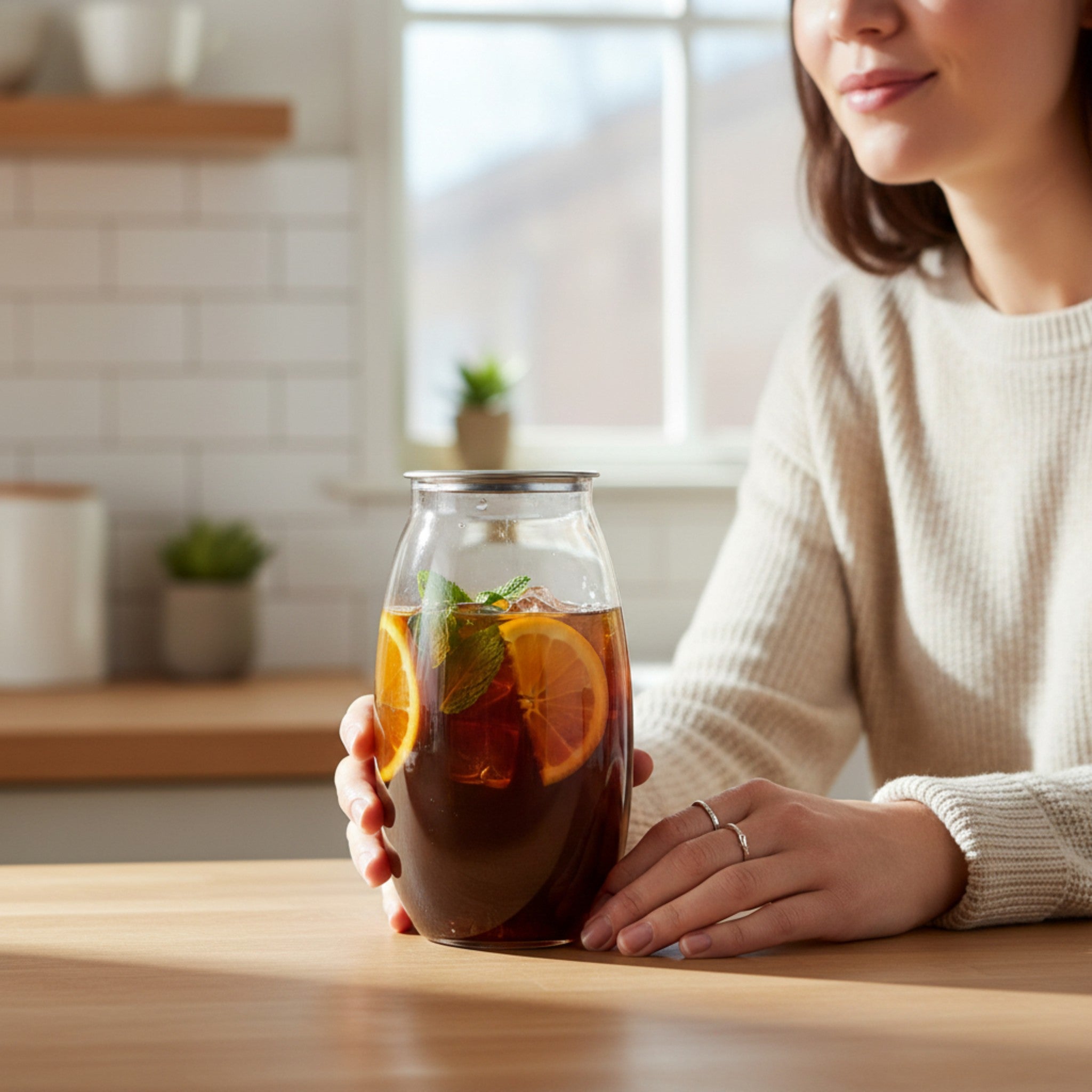 550ml Oval Shaped Food Grade Plastic Drinking Clear Can with Aluminium Pull Tab Lid