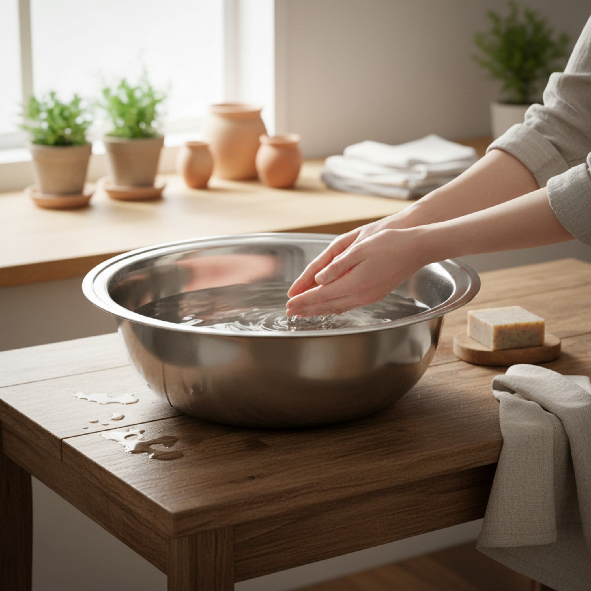 Stainless Steel Basin 68cm GN663