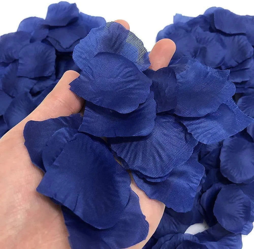 Artificial Blue Rose Petals 150pcs