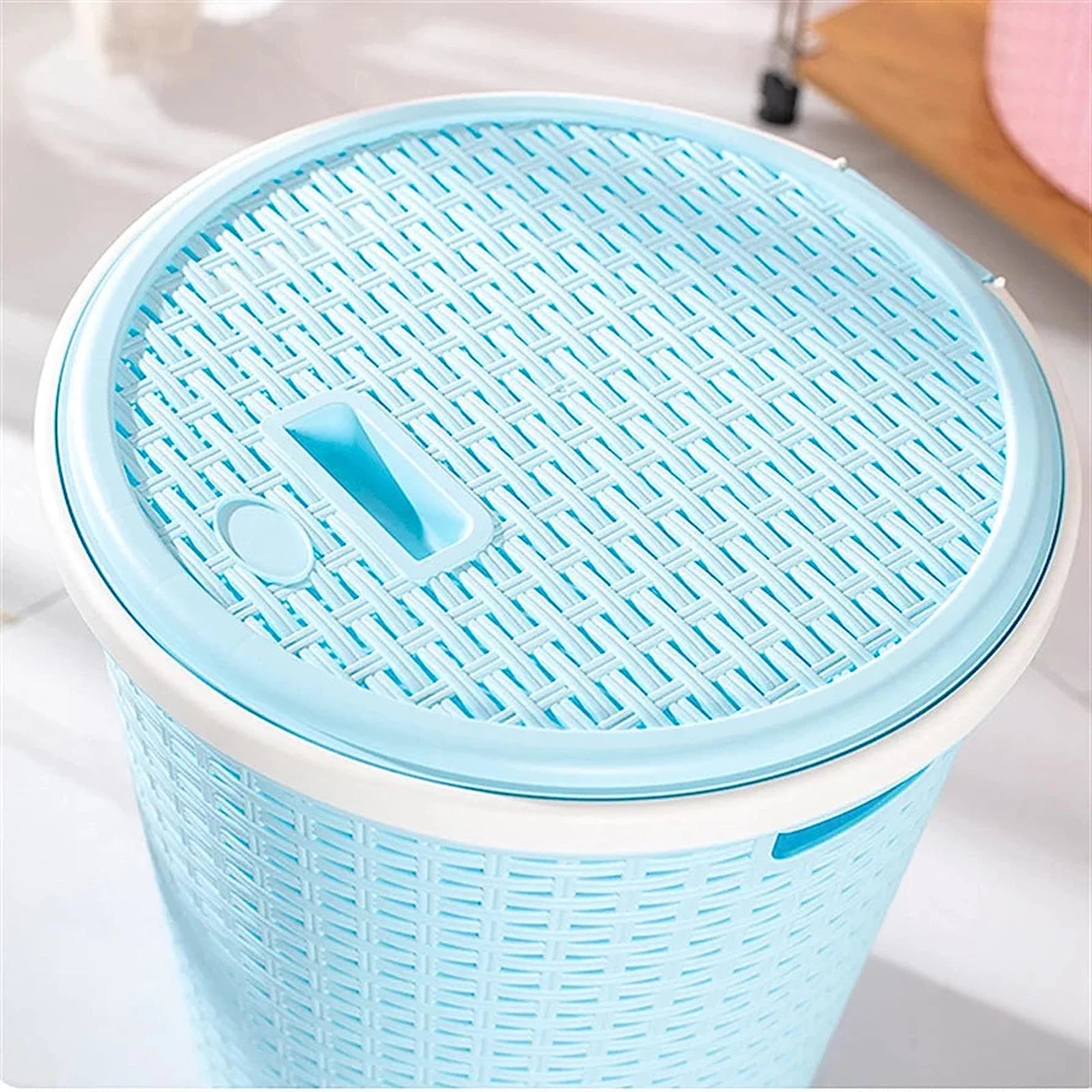 Laundry Basket 27cm Hollow Round 428