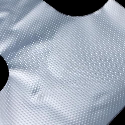 Disposable T-Shaped Beverage Single Cup Carrier Bag Clear Plastic - 7microns 100pcs