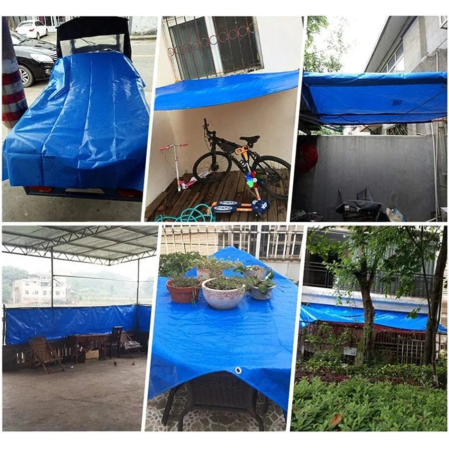 Tarpaulin 4x6m PVC 550gsm Heavy Duty All Purpose Waterproof Cover