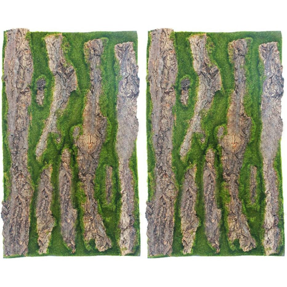 Artificial Tree Bark with Moss Mat for Decoration 50cmx100cm