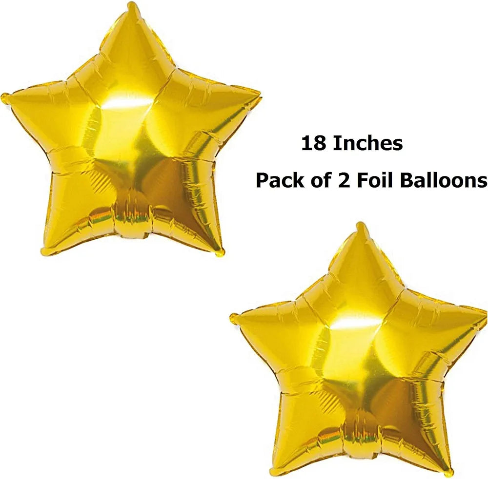 Happy Birthday Crown Foil Balloon Bouquet 5pc Set