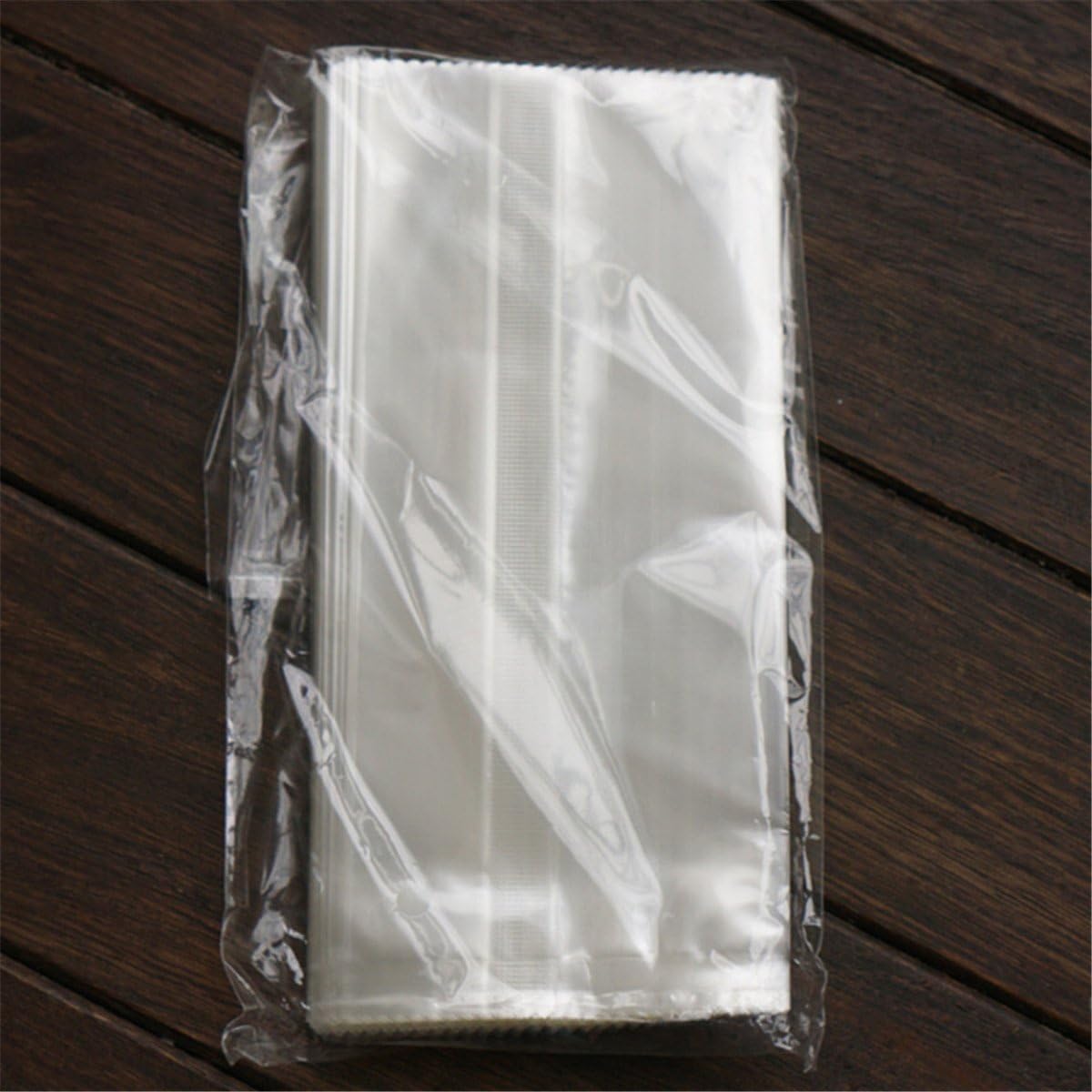 Ice Cream Popsicle Pacakaging Mould Bag Clear 8x19cm 100Pack