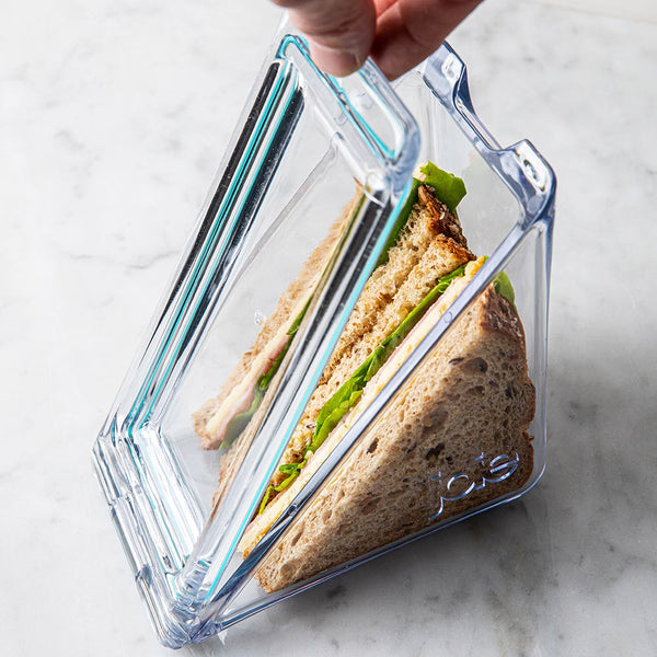 Joie Sandwich Triangle Lunchbox Clear
