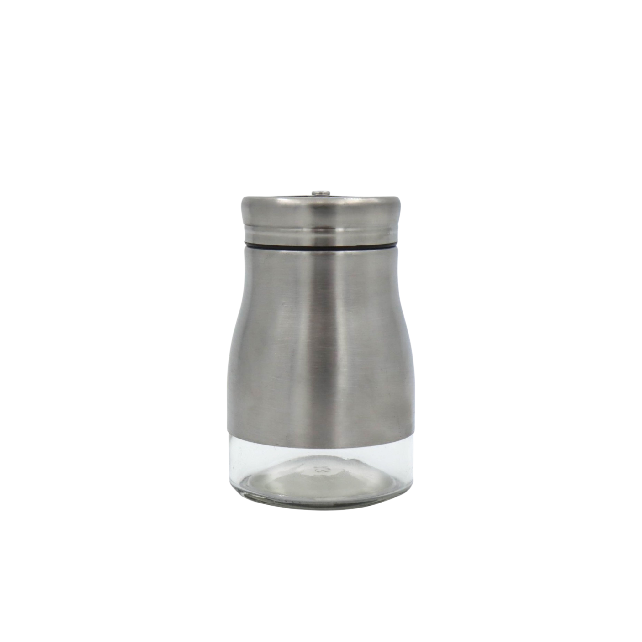 Stainless Steel Spice Shaker Glass Bottle