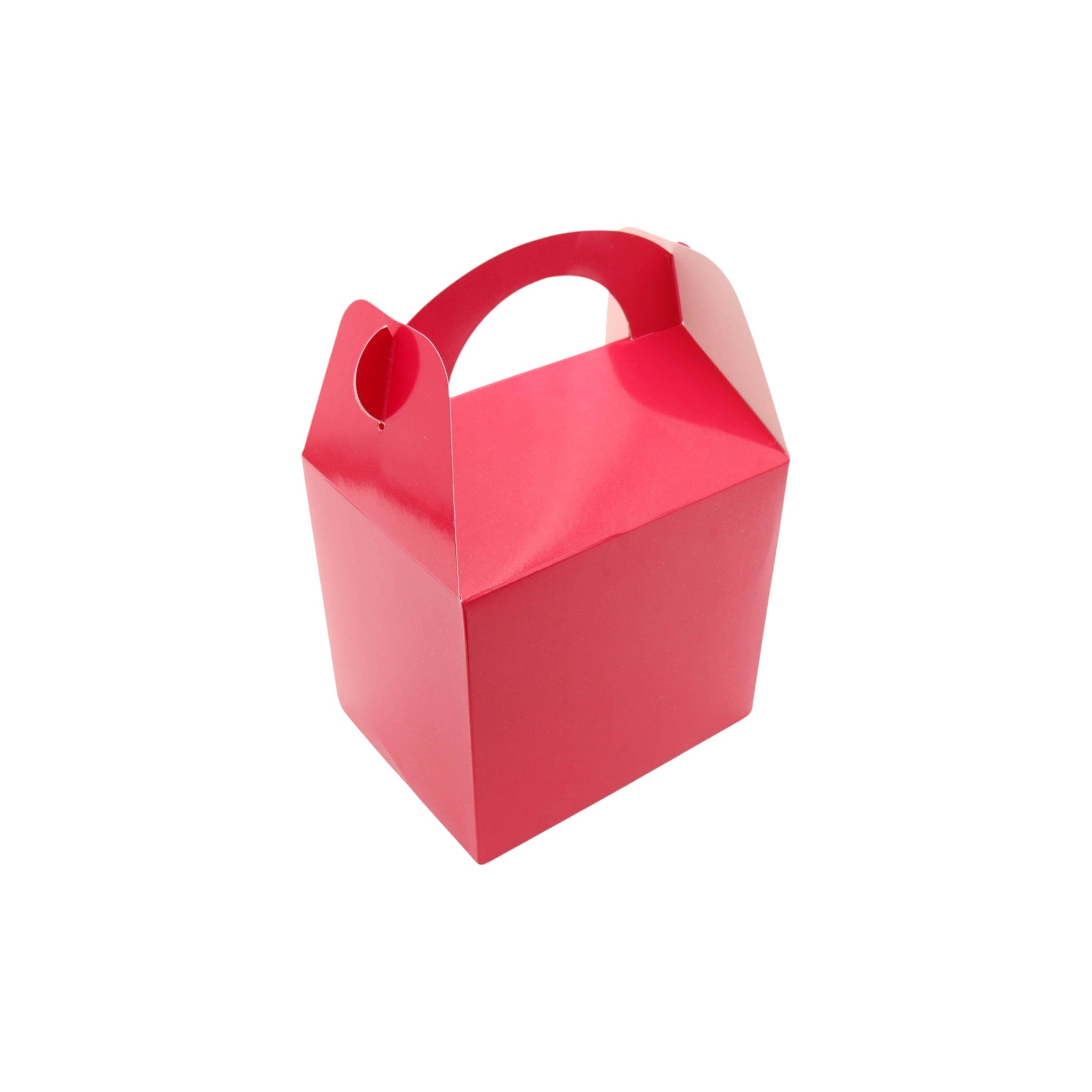 Gift Takeaway Party Treats Box 14x11x12.5cm Small with Handle 10pack