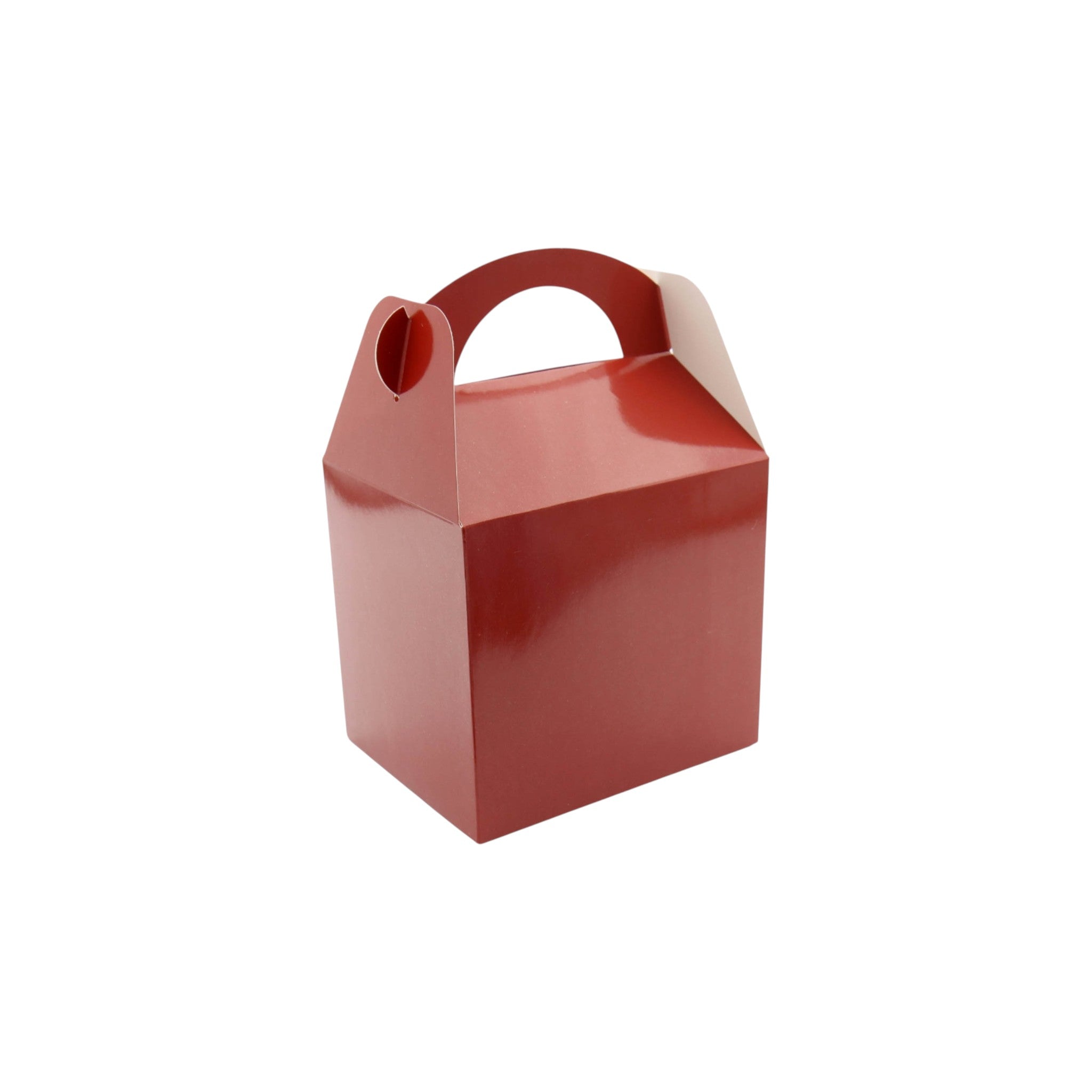 Gift Takeaway Party Treats Box 14x11x12.5cm Small with Handle 10pack