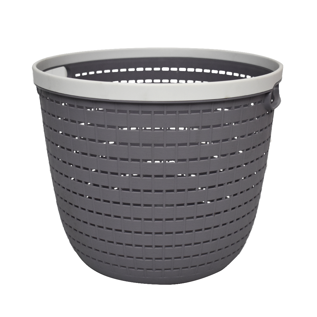 Plastic Storage Carry Basket Round 18x25cm 414