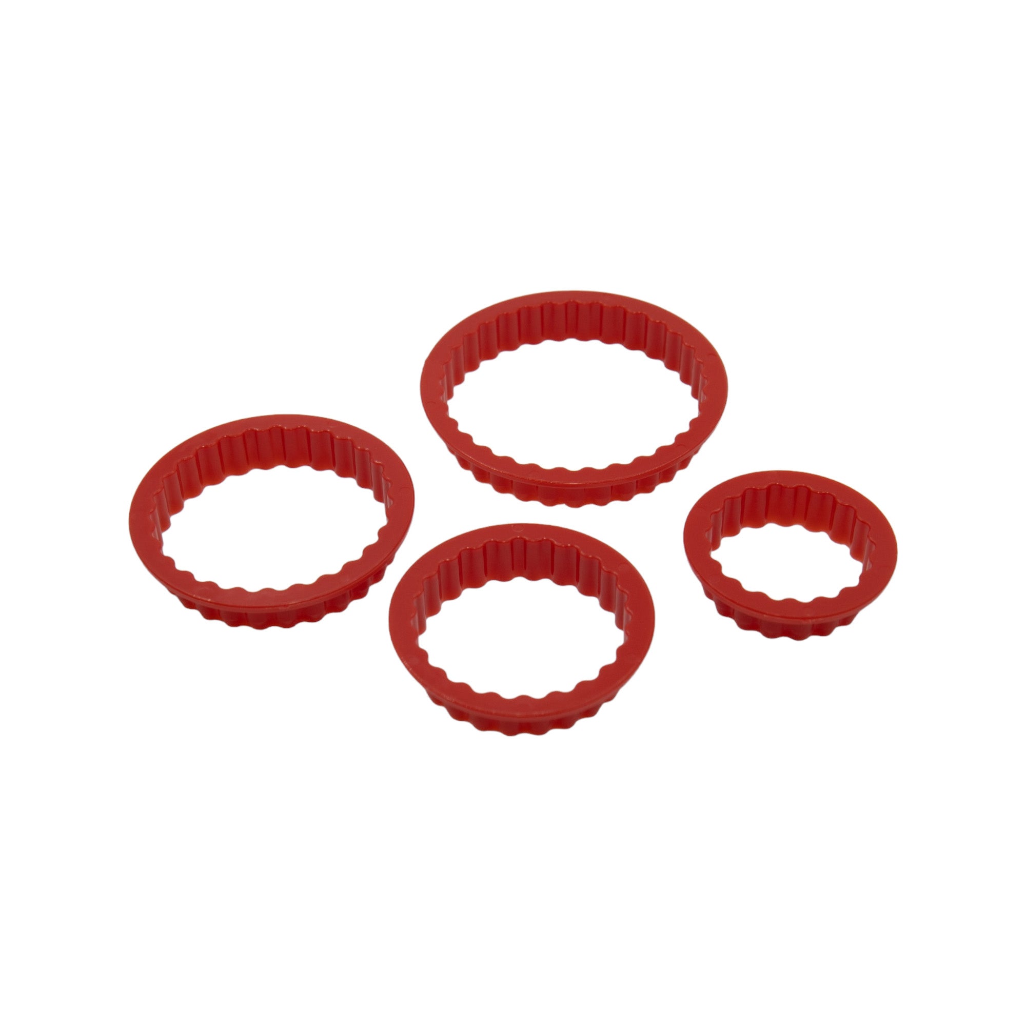 Plastic Cookie Cutters Round 4pack 227-1