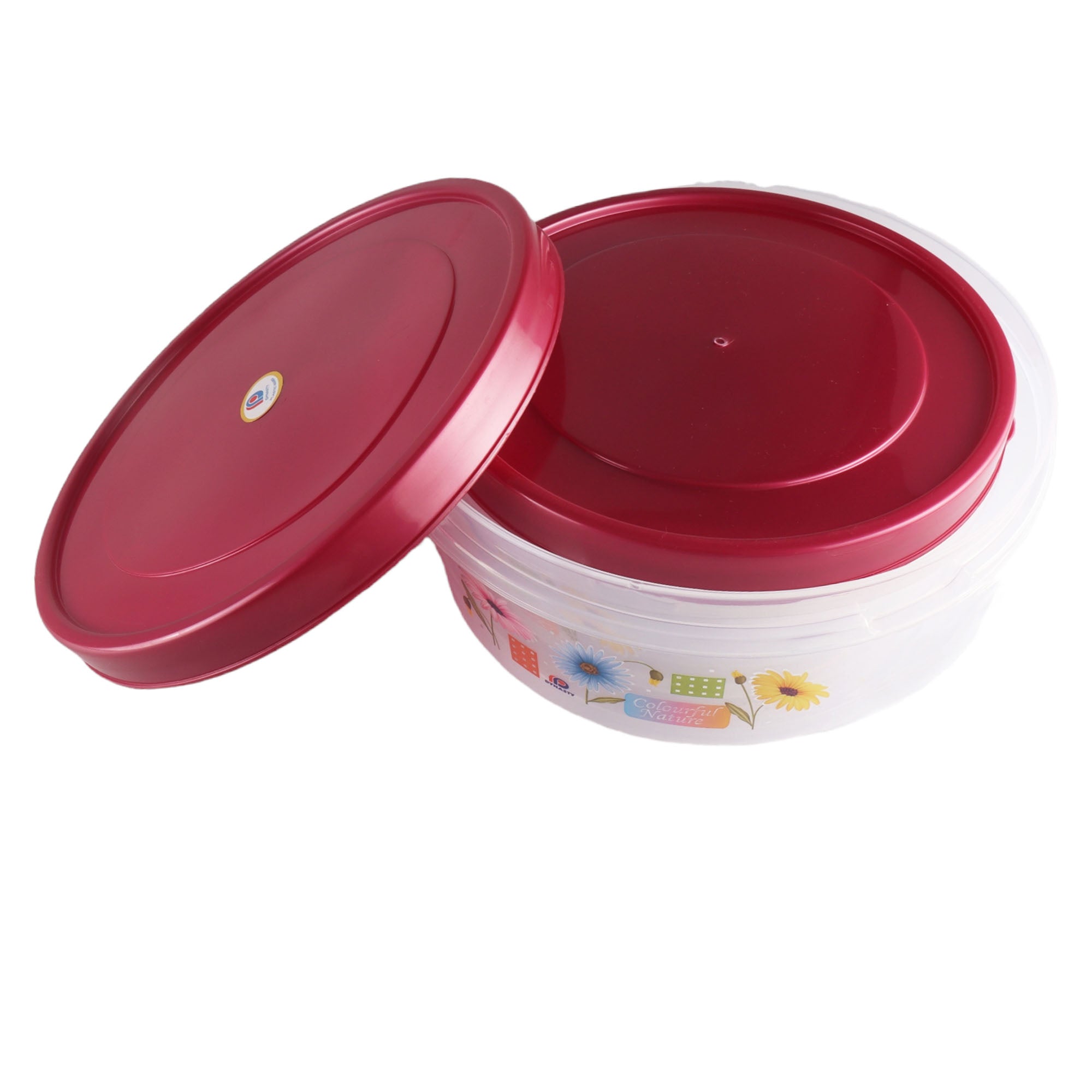 Plastic Container Floral Prince 7Pcs 7580