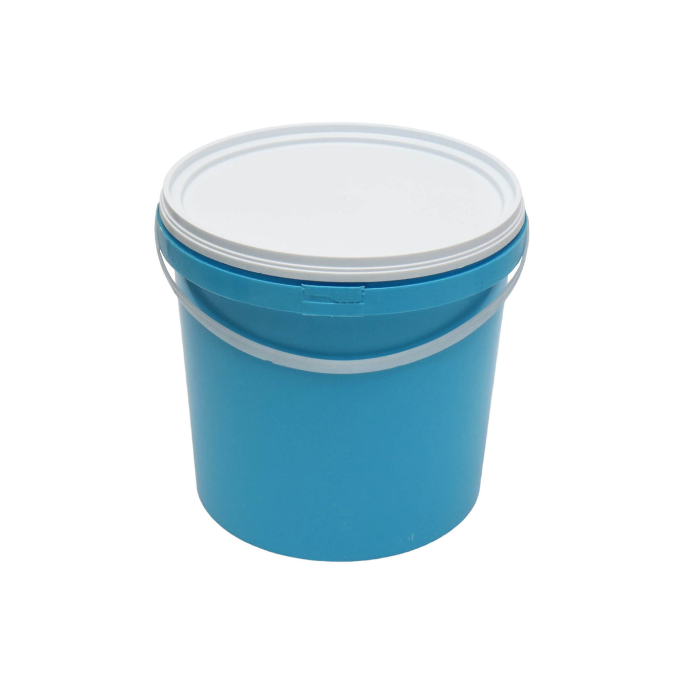 10L Plastic Bucket with White Lid