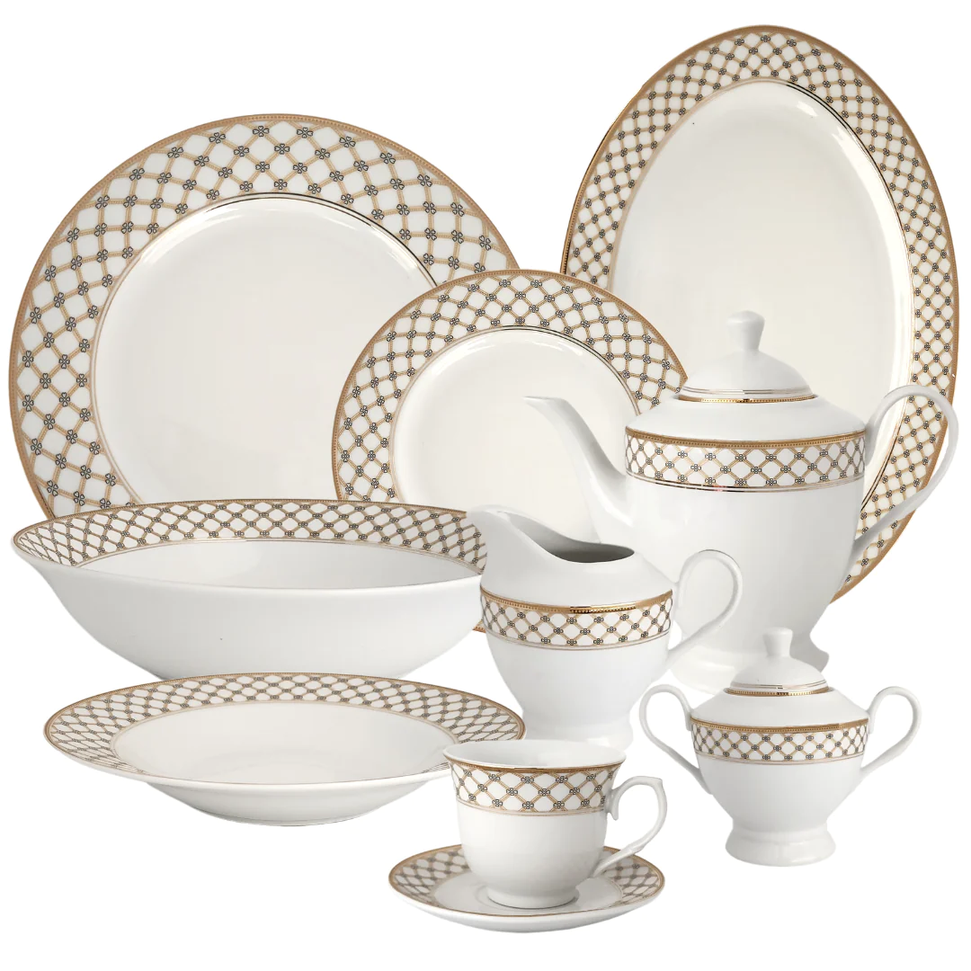 Porcelain Dinner Set 47pc SGN2450