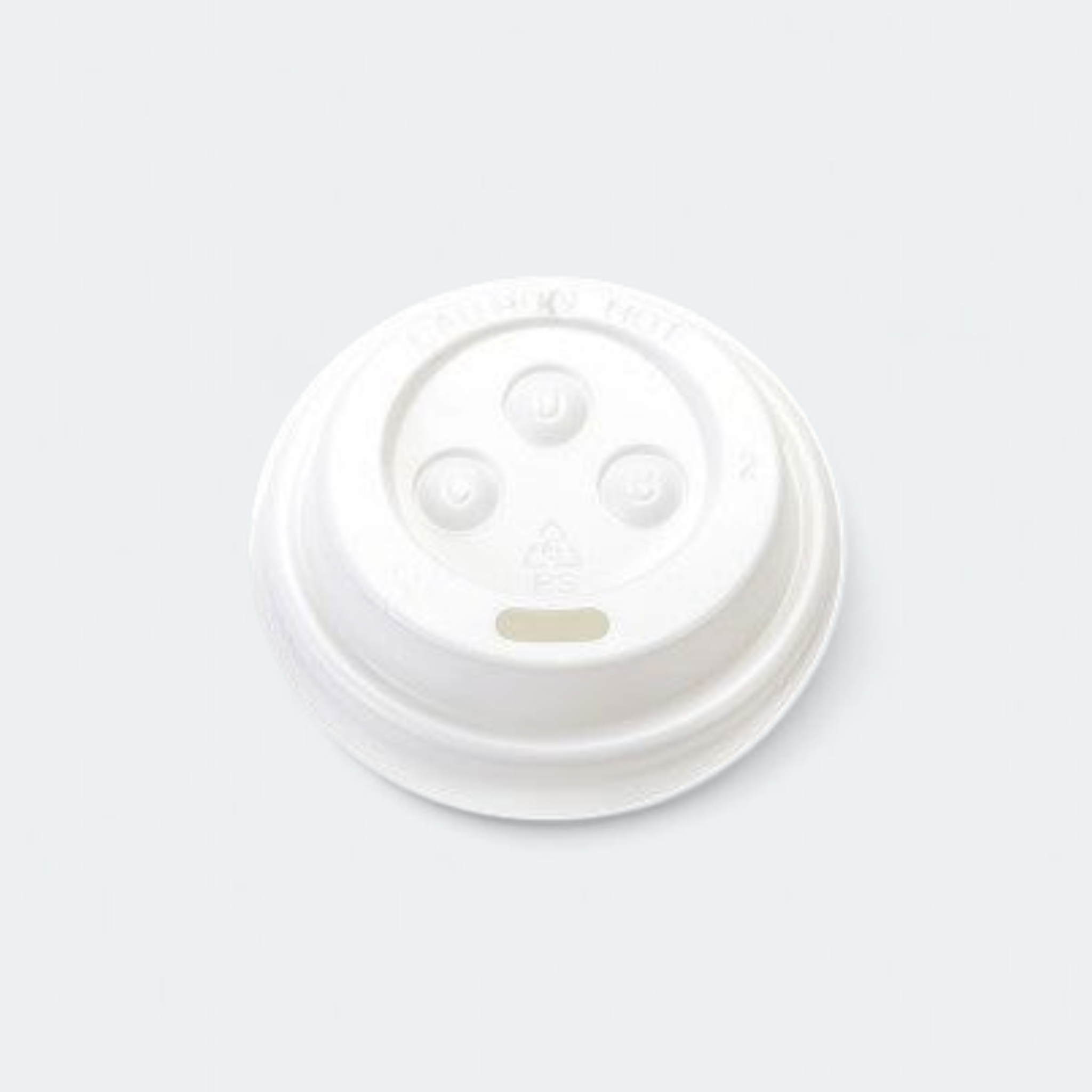 Disposable Sip Cup Lid White fits 350ml 10pack