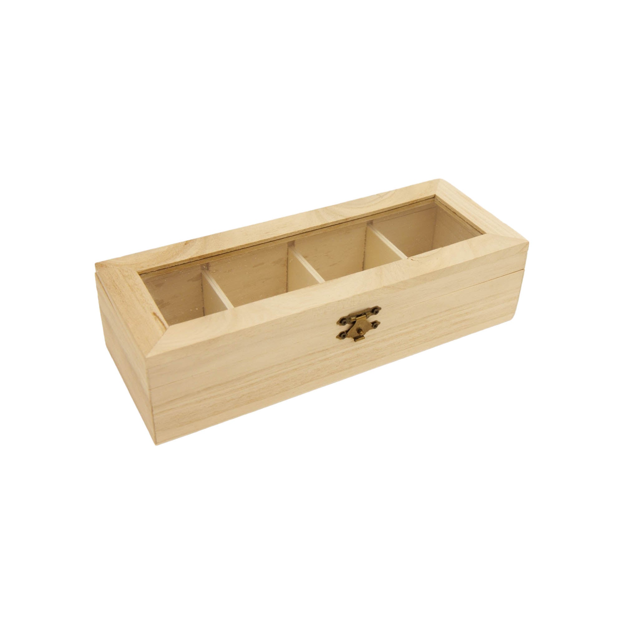 Wooden Jewellery Gift Box Long Shape 25x9.5x6.5cm