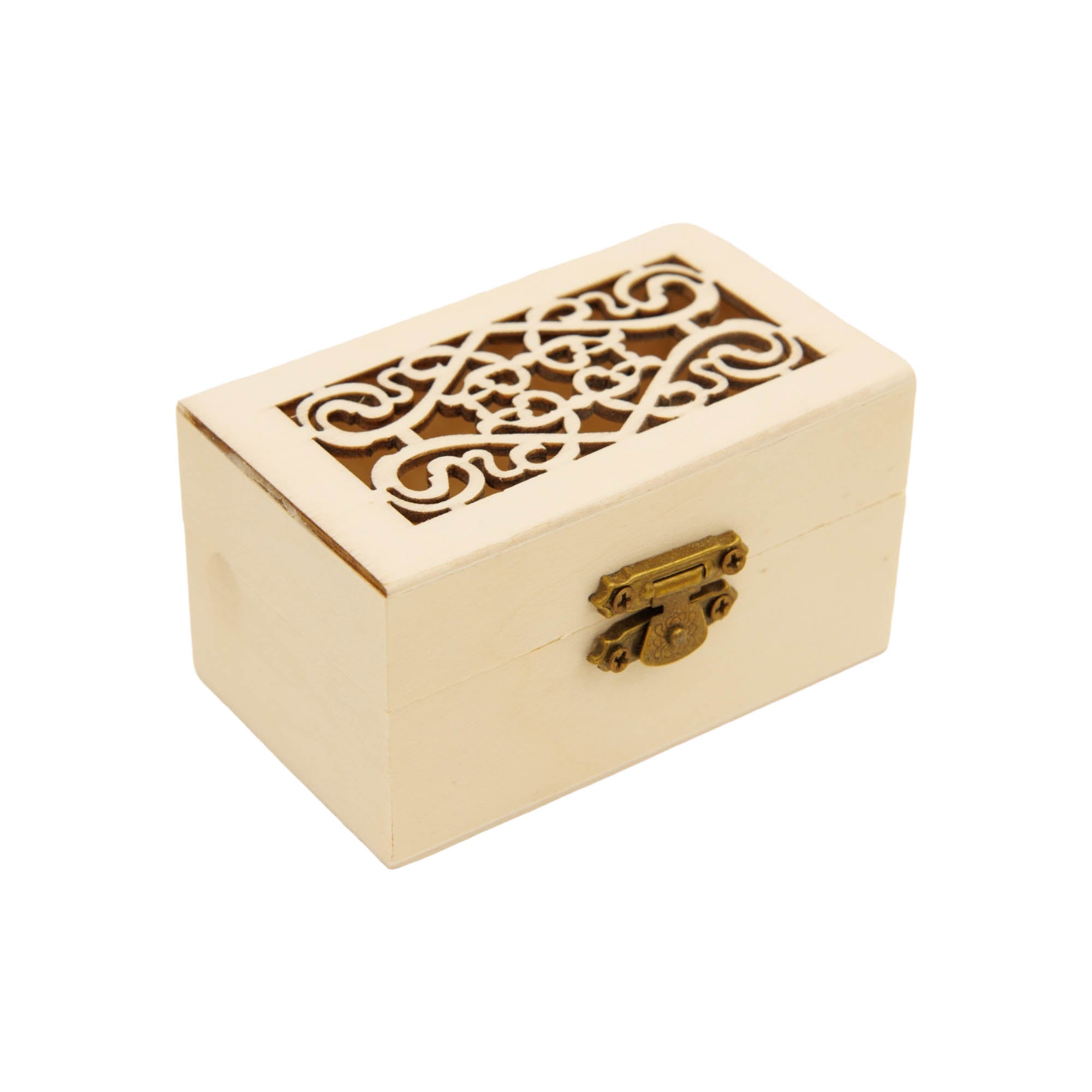 Wooden Jewellery Gift Box Square Shape 9x5.5x5cm