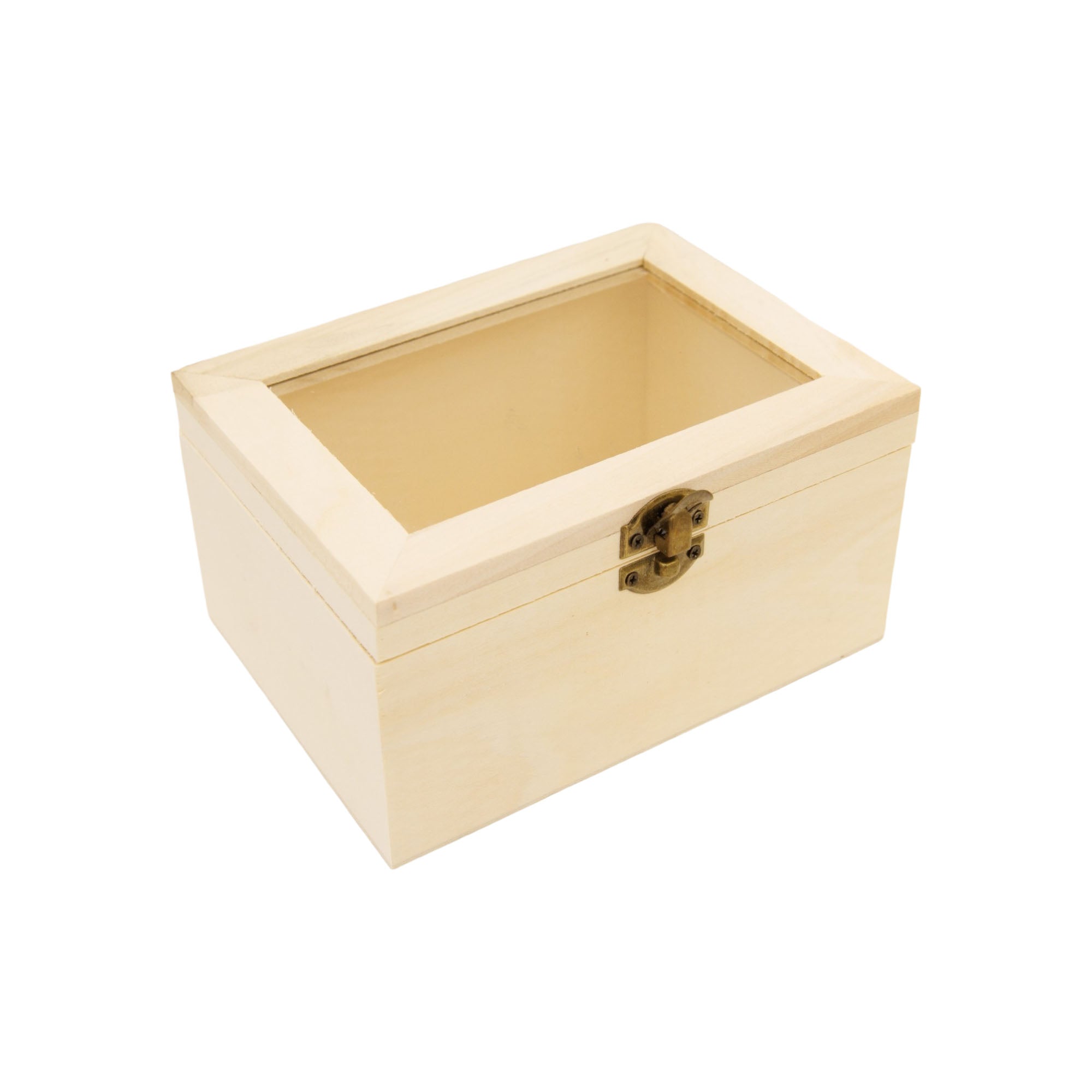 Wooden Jewellery Gift Box Square 17x12.5x9cm