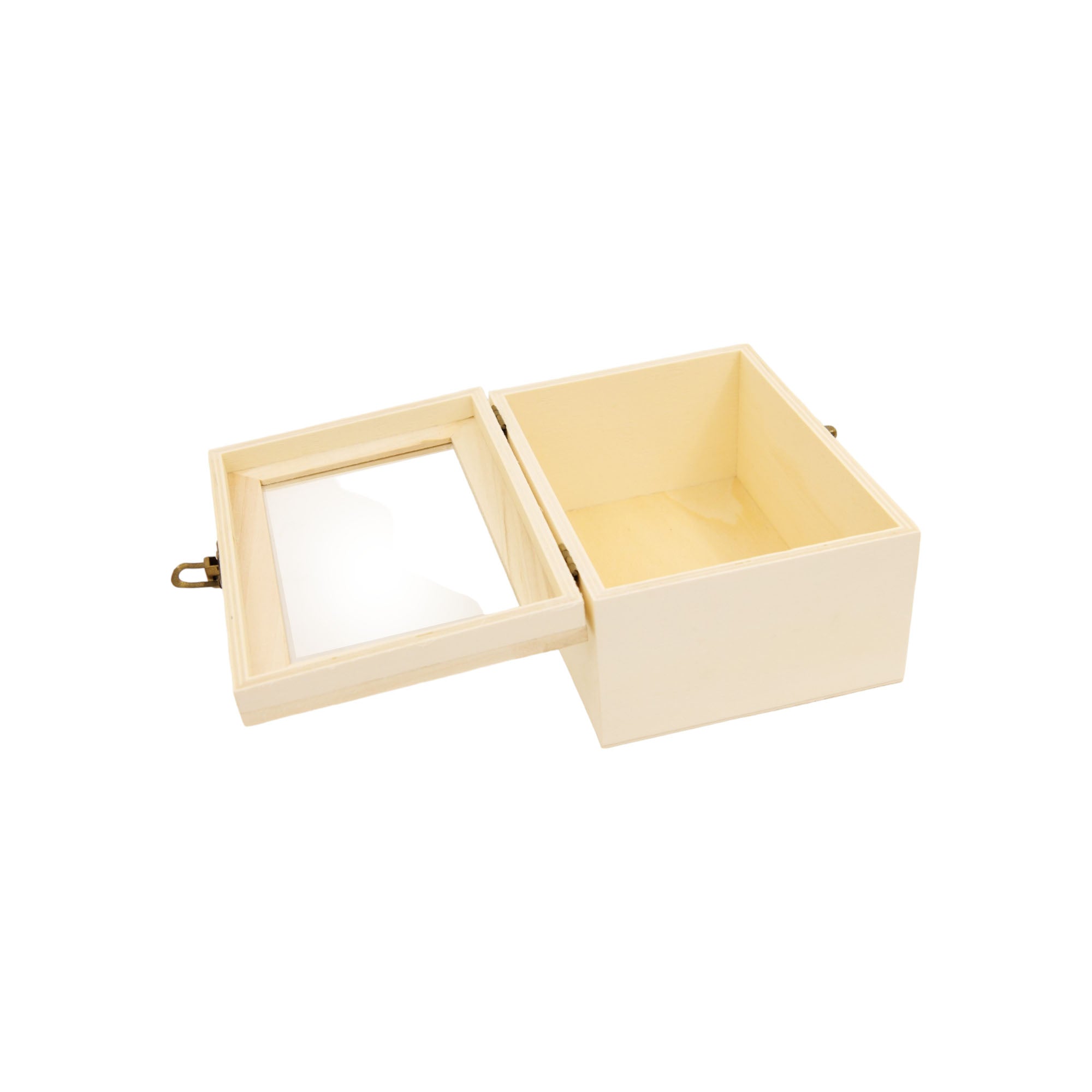 Wooden Jewellery Gift Box Square 17x12.5x9cm